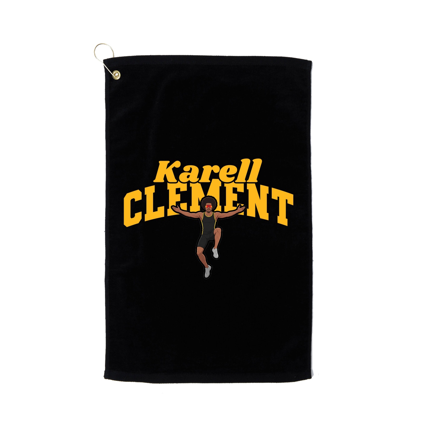 Golf Towel — Signature Arch in Black