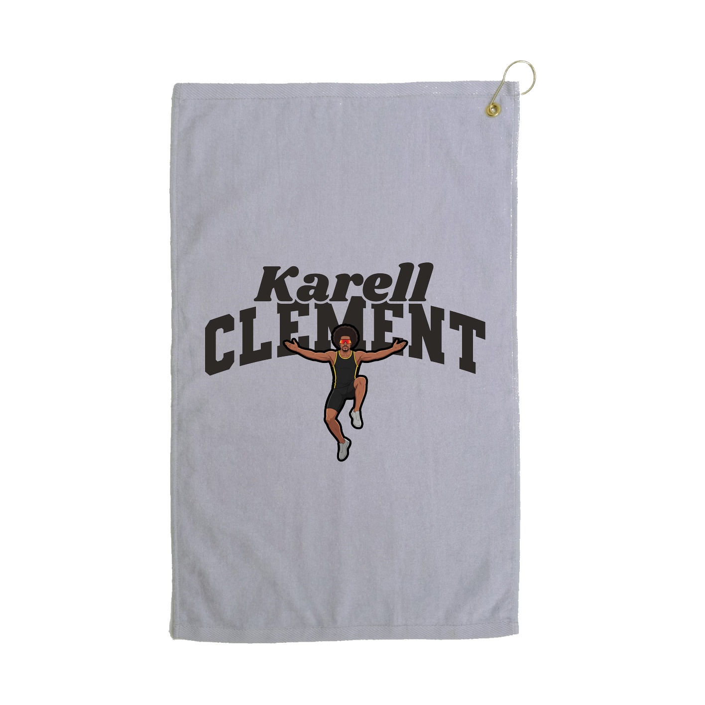 Golf Towel — Signature Arch in Grey