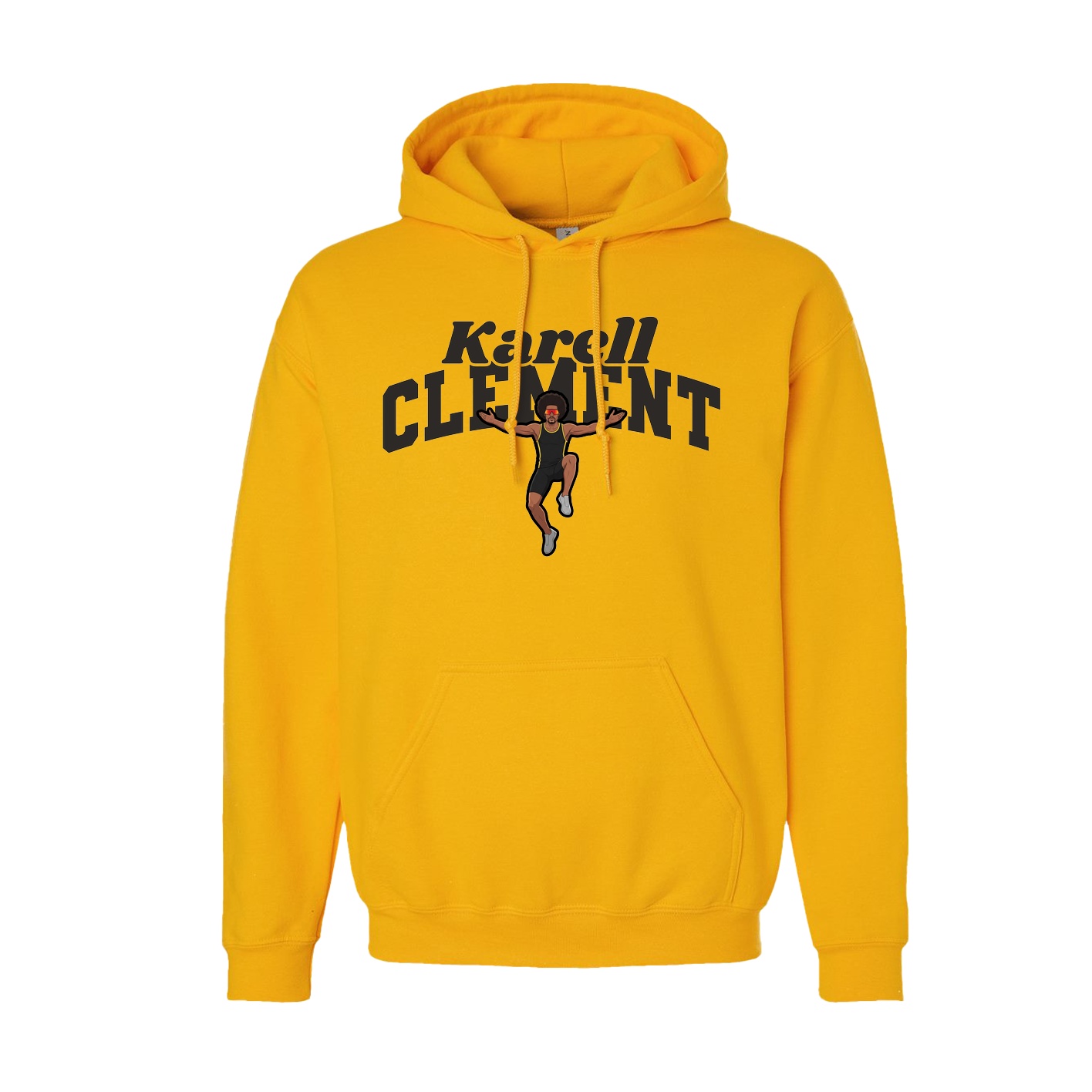 Hoodie — Signature Arch in Gold