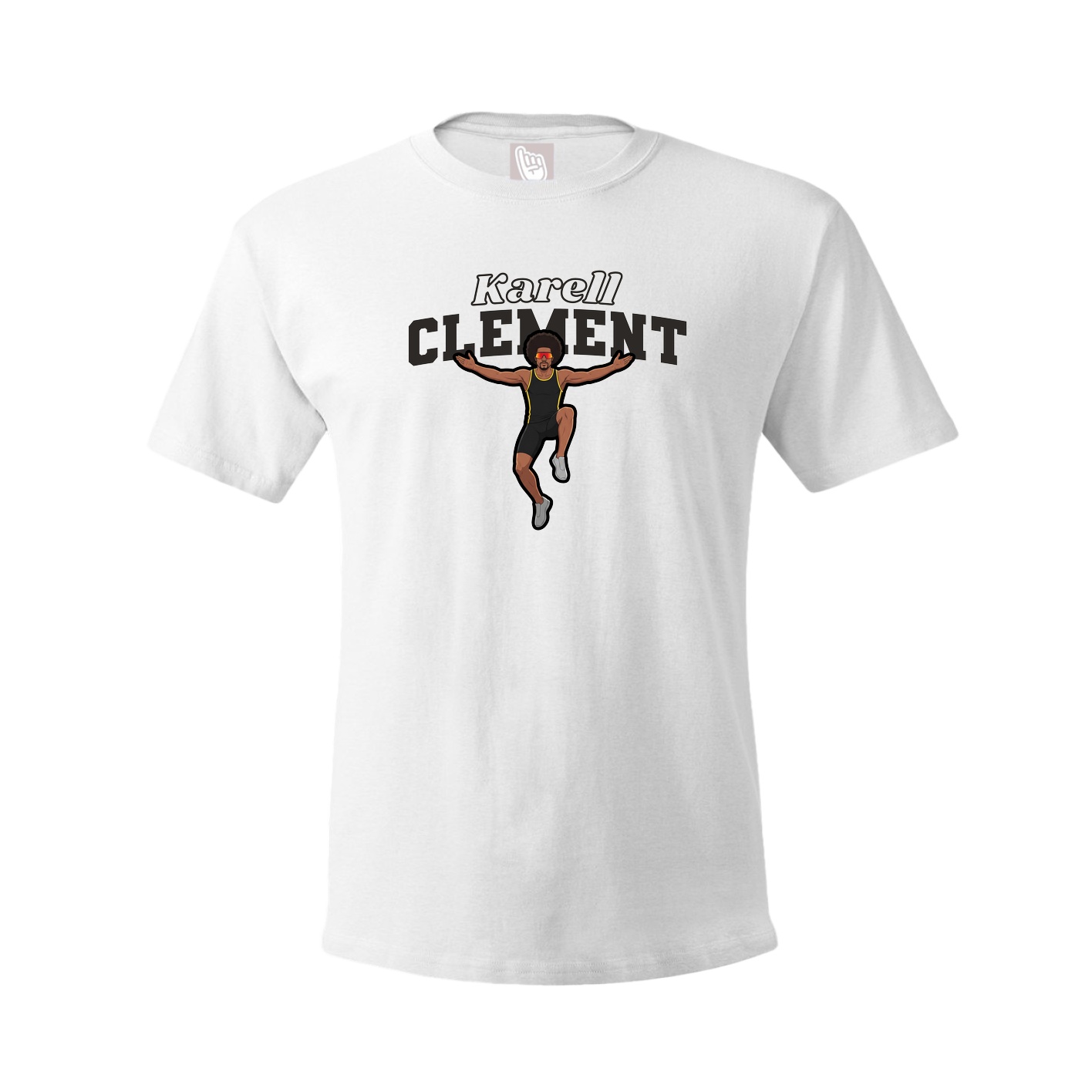Tee — Name Arch in White