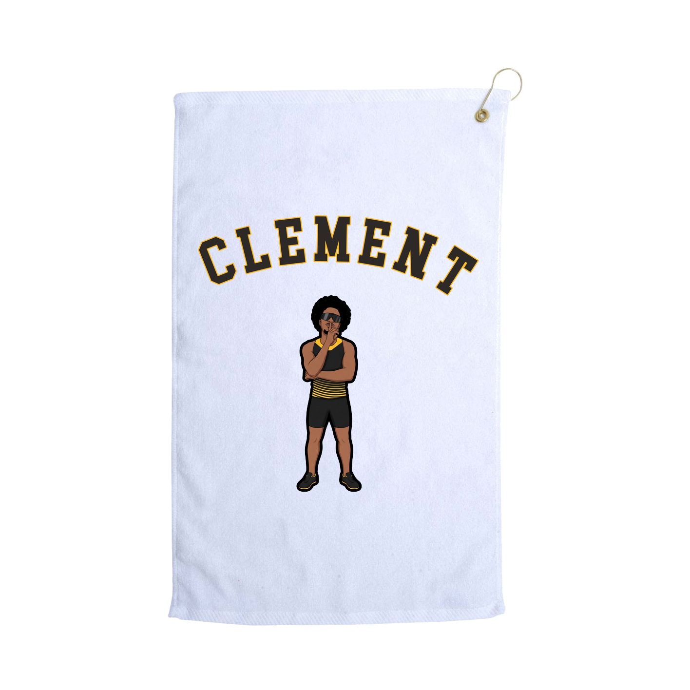 Golf Towel — Shirsey Arch in White