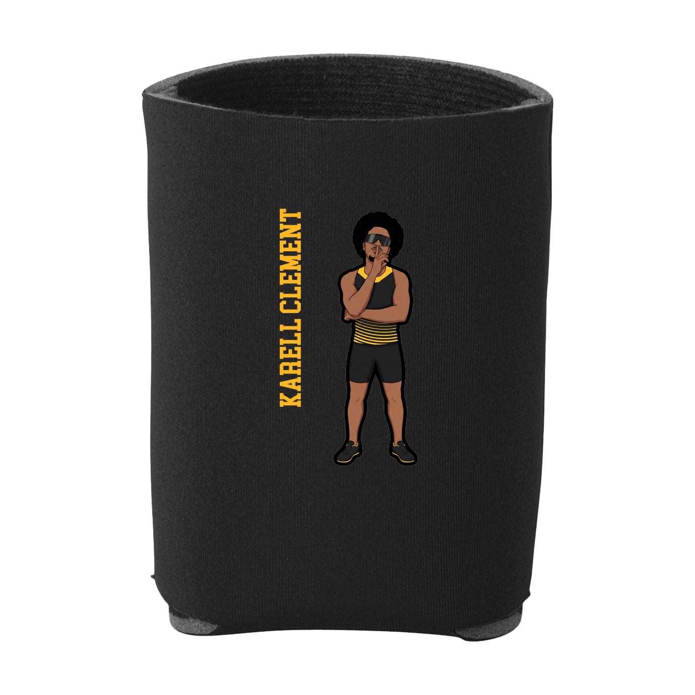 Can Holder — Name Vertical in Black