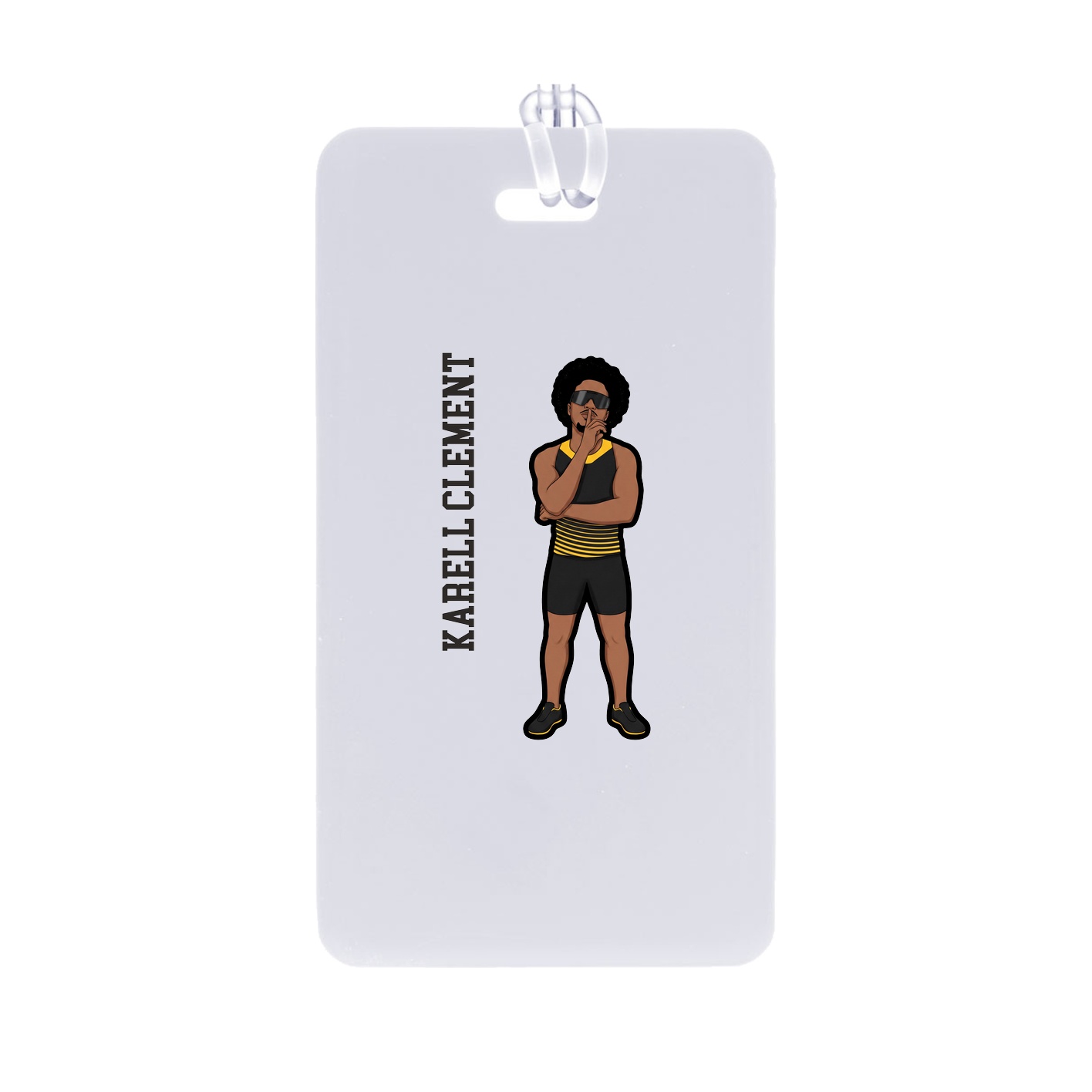 Bag Tag — Name Vertical in Classic