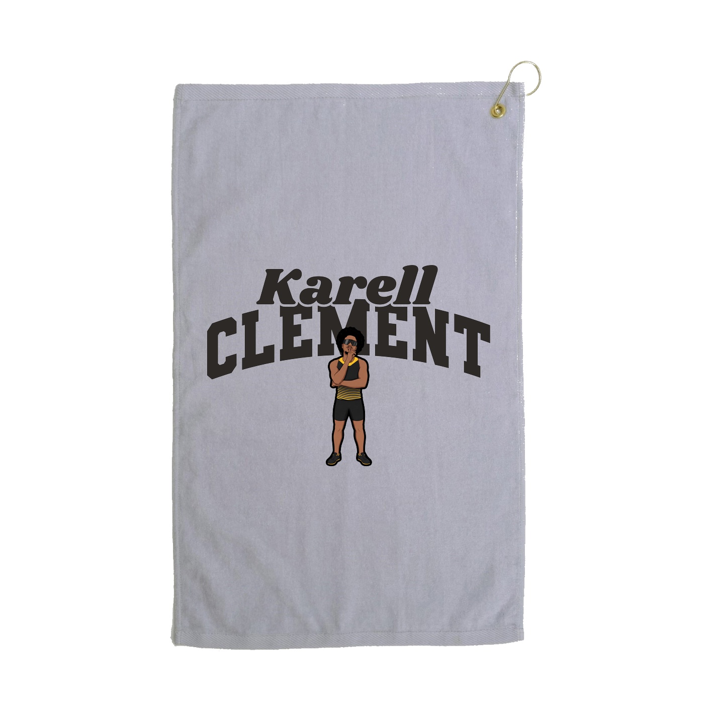 Golf Towel — Signature Arch in Grey