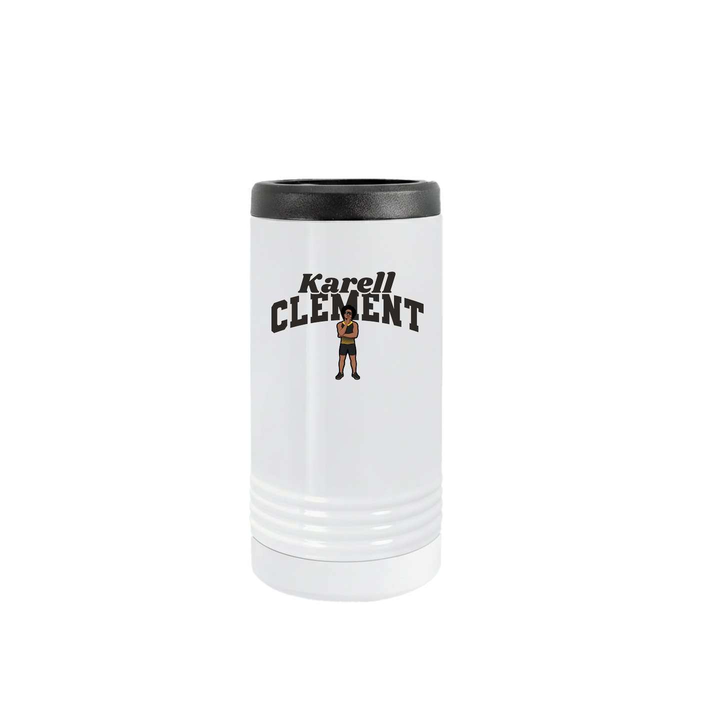 Slim Beverage Holder — Signature Arch in White