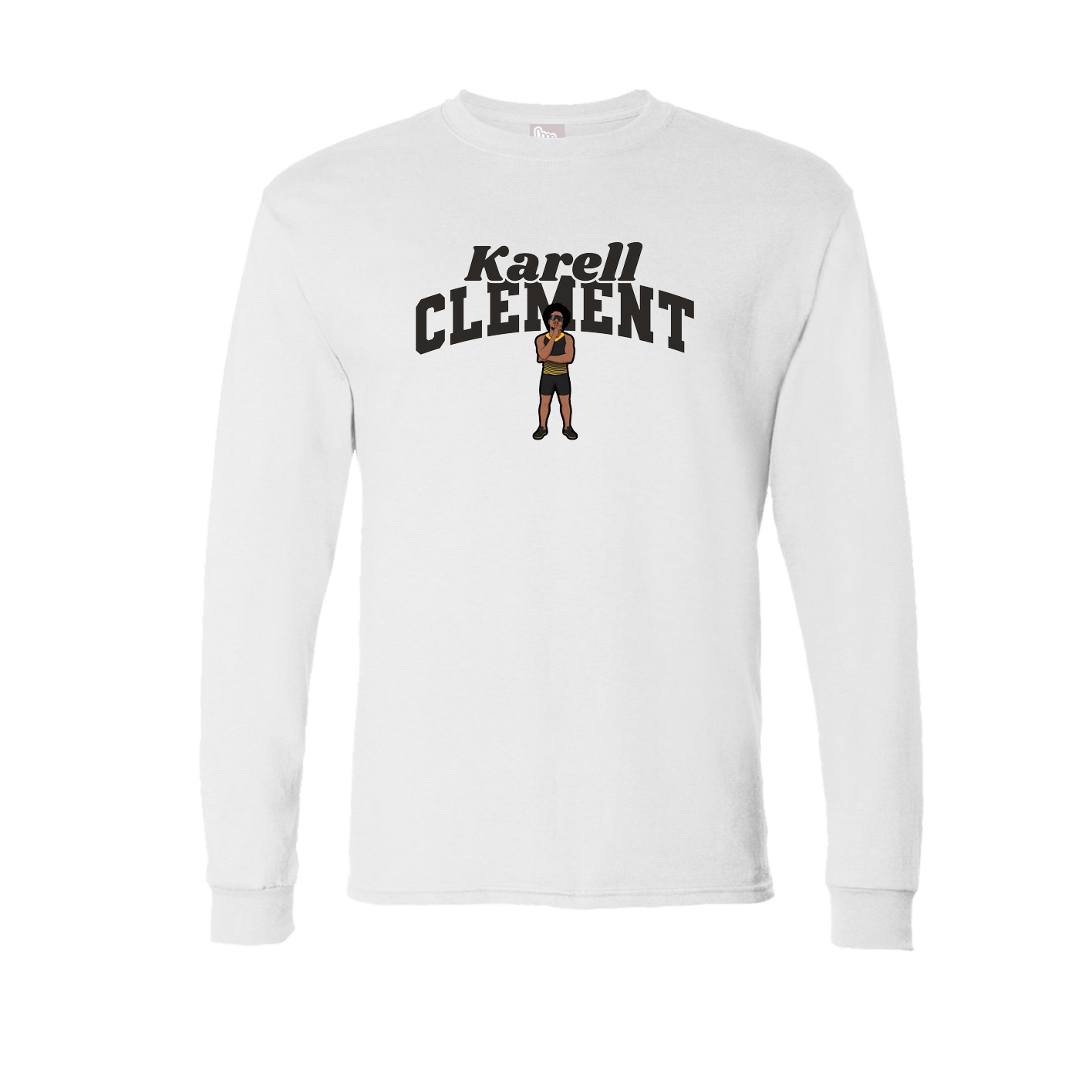 Long Sleeve Tee — Signature Arch in White