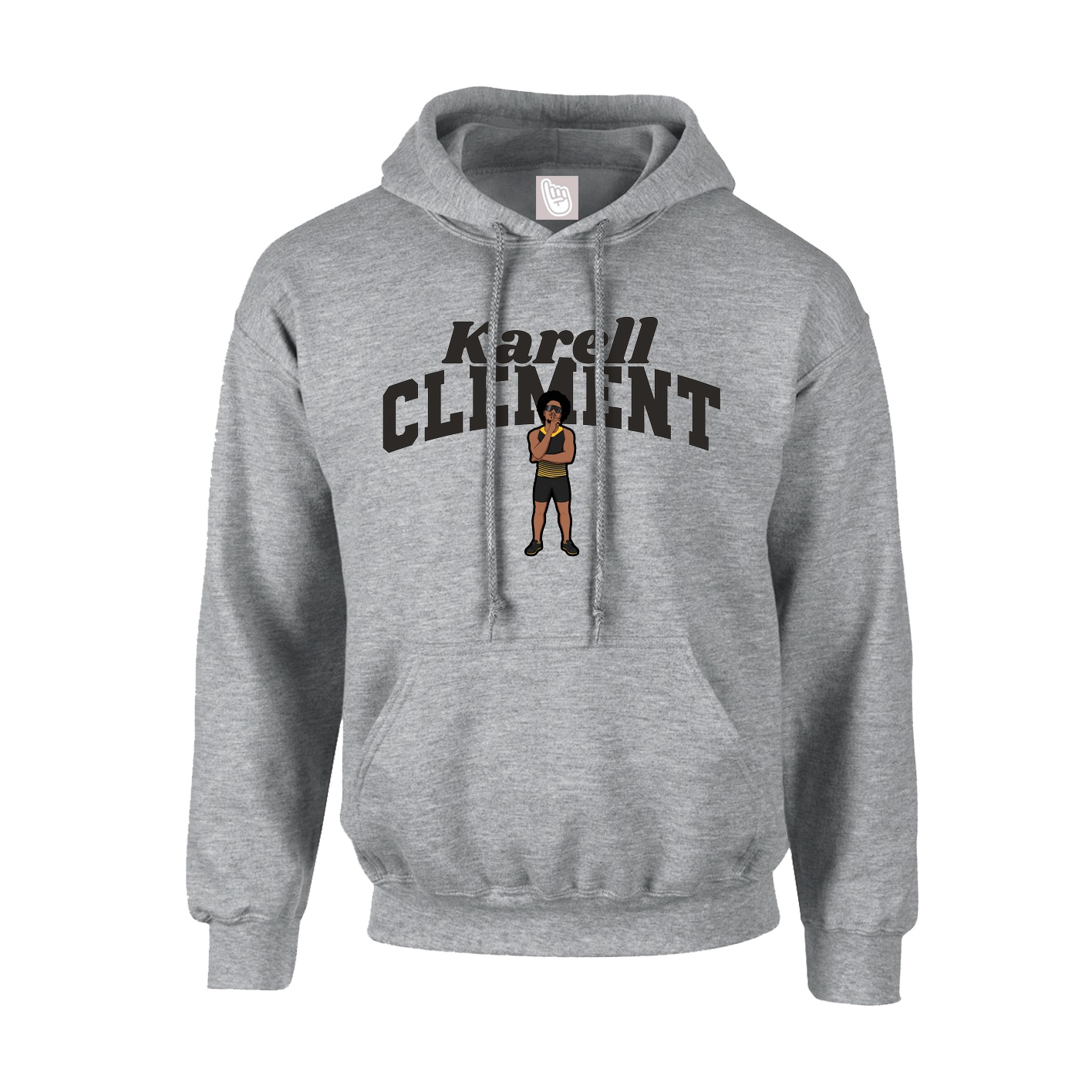 Hoodie — Signature Arch in Grey