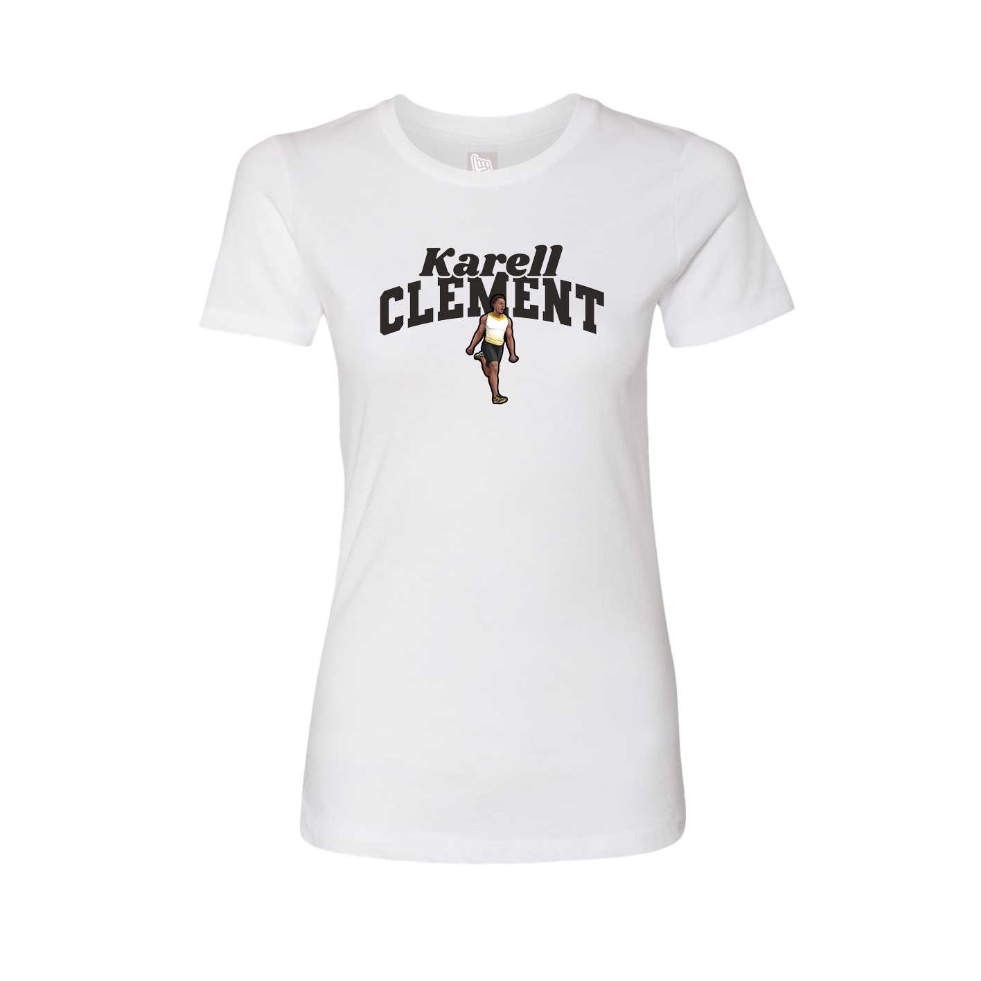 Womens Tee — Signature Arch in White