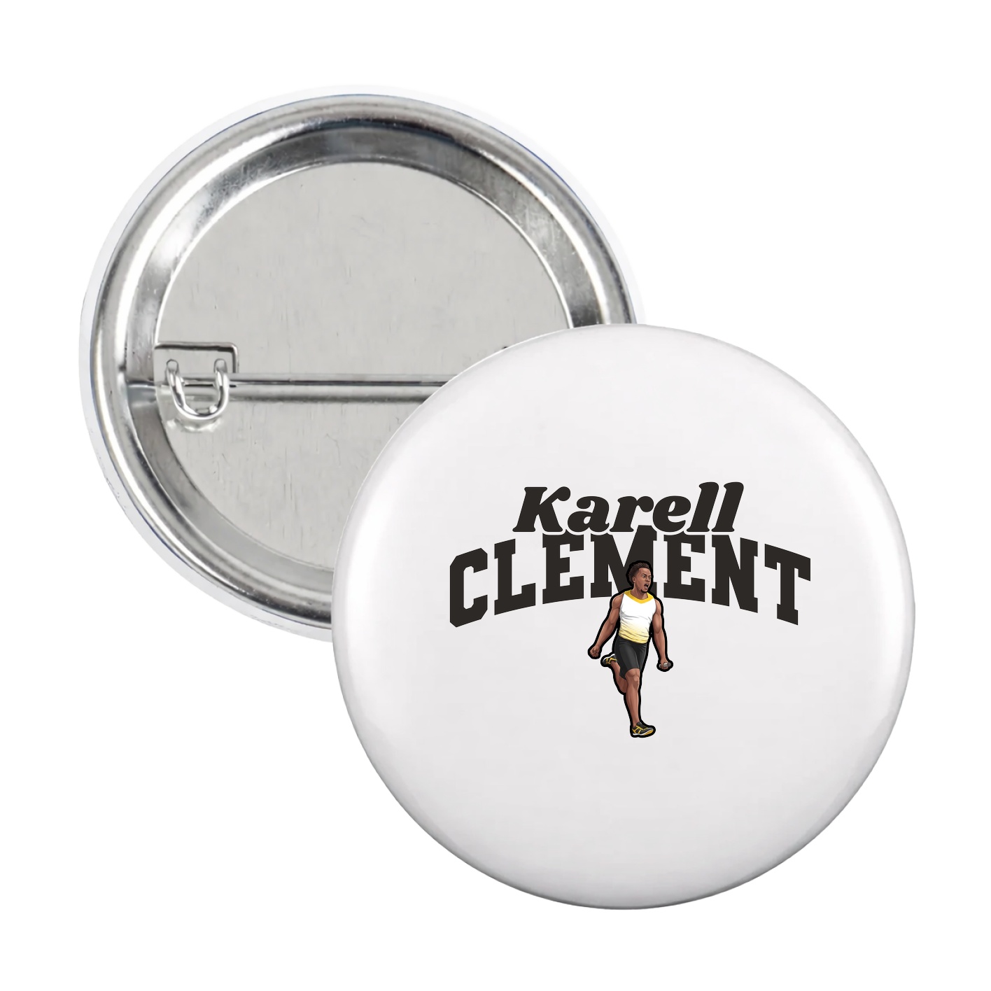 Game Day Button — Signature Arch in White