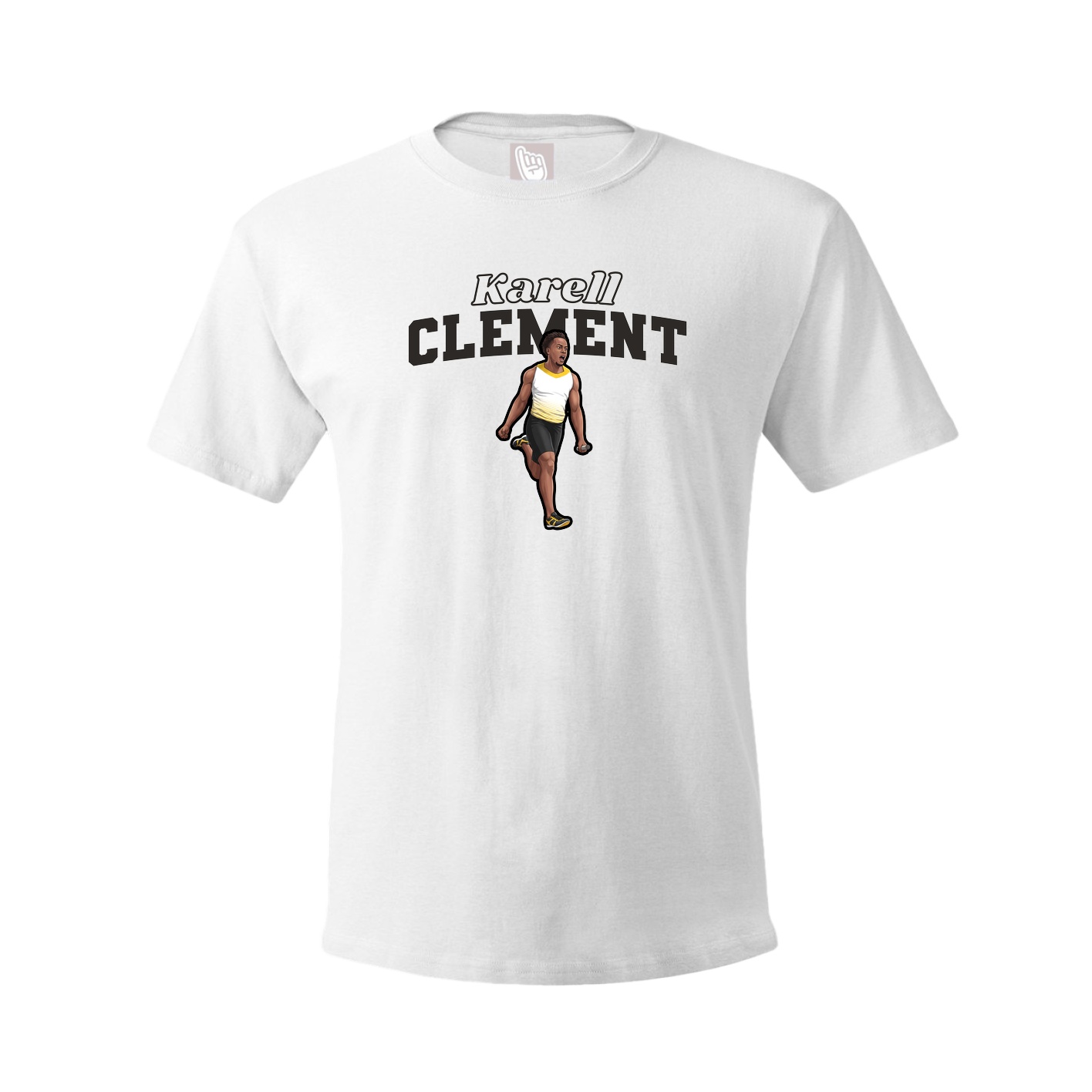 Tee — Name Arch in White