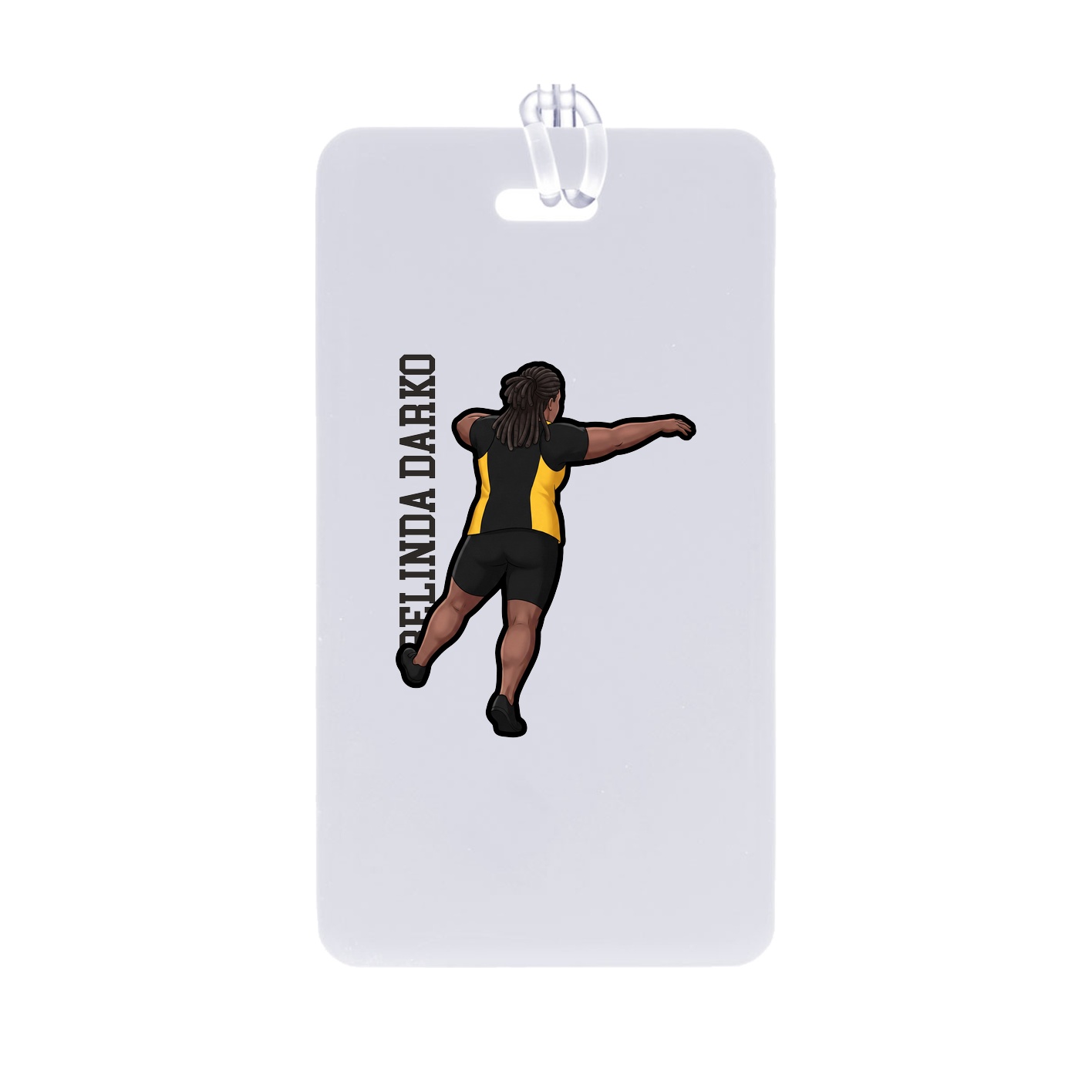 Bag Tag — Name Vertical in Classic