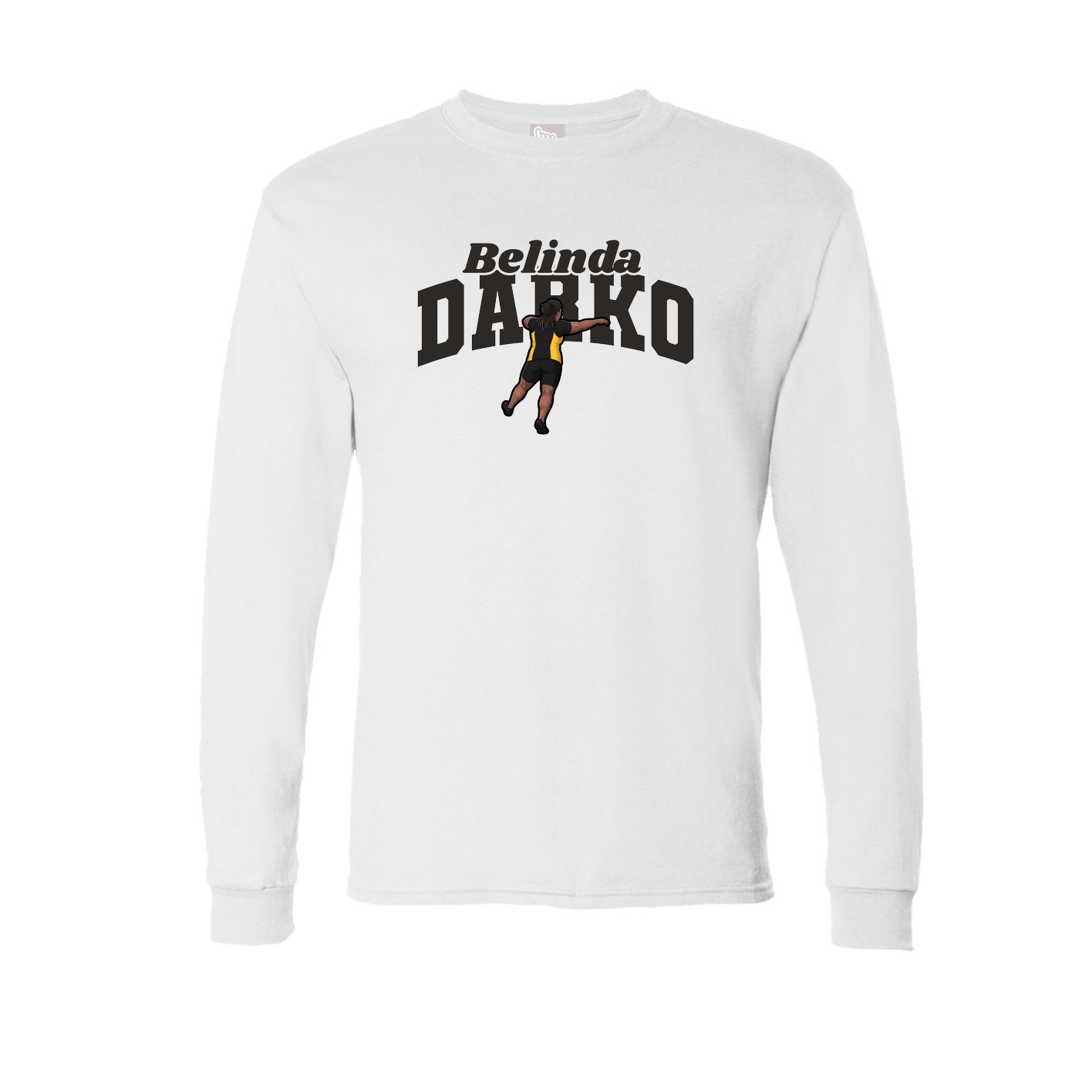 Long Sleeve Tee — Signature Arch in White