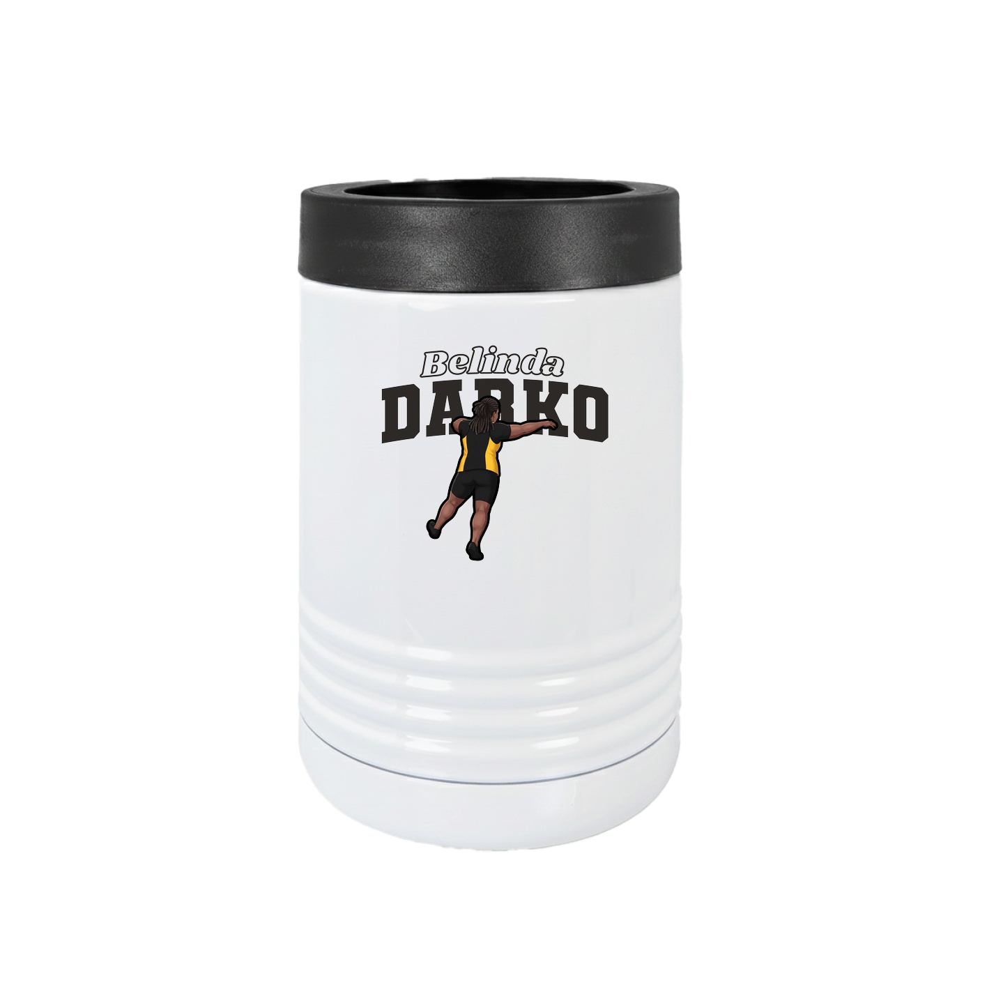 Beverage Holder — Name Arch in White