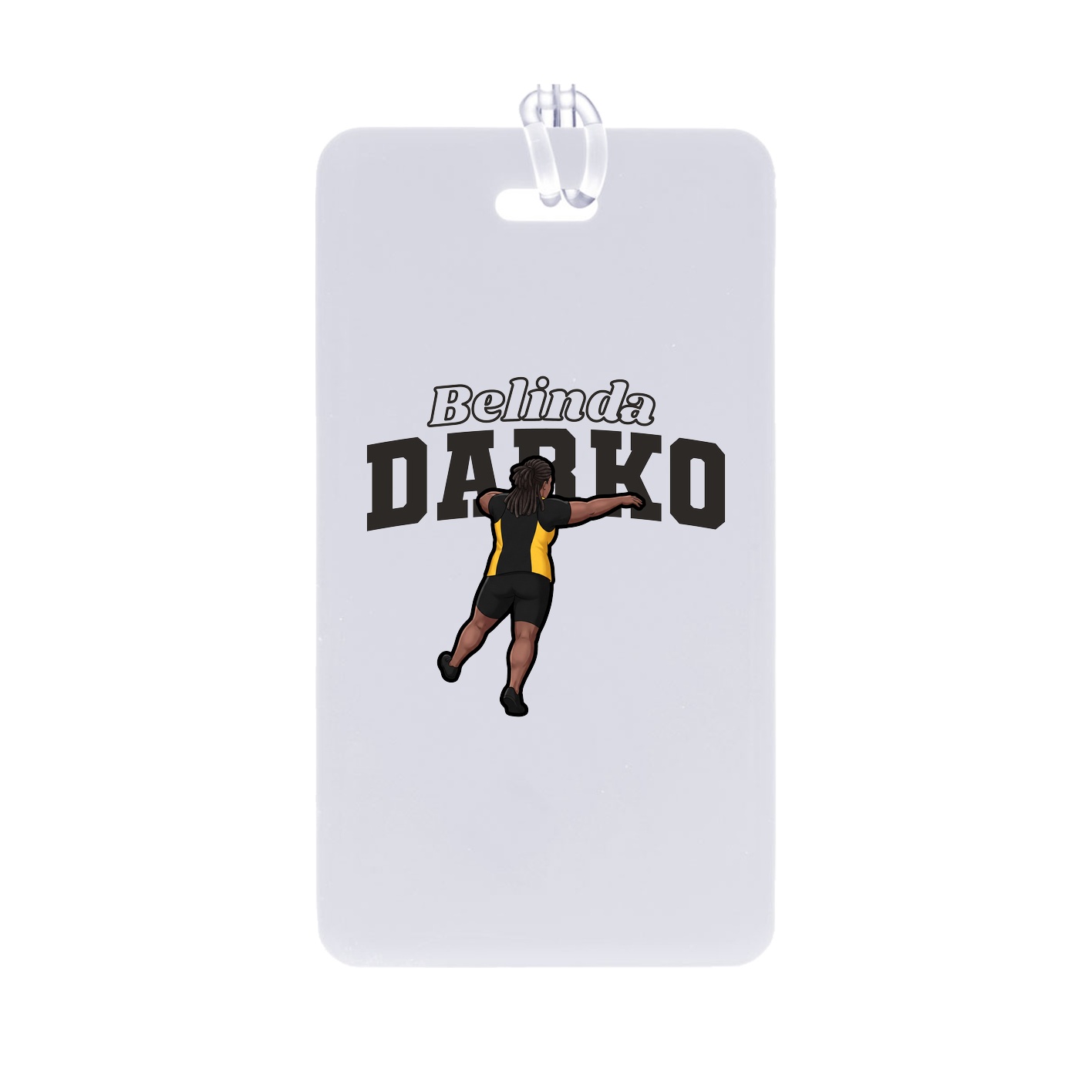 Bag Tag — Name Arch in Classic