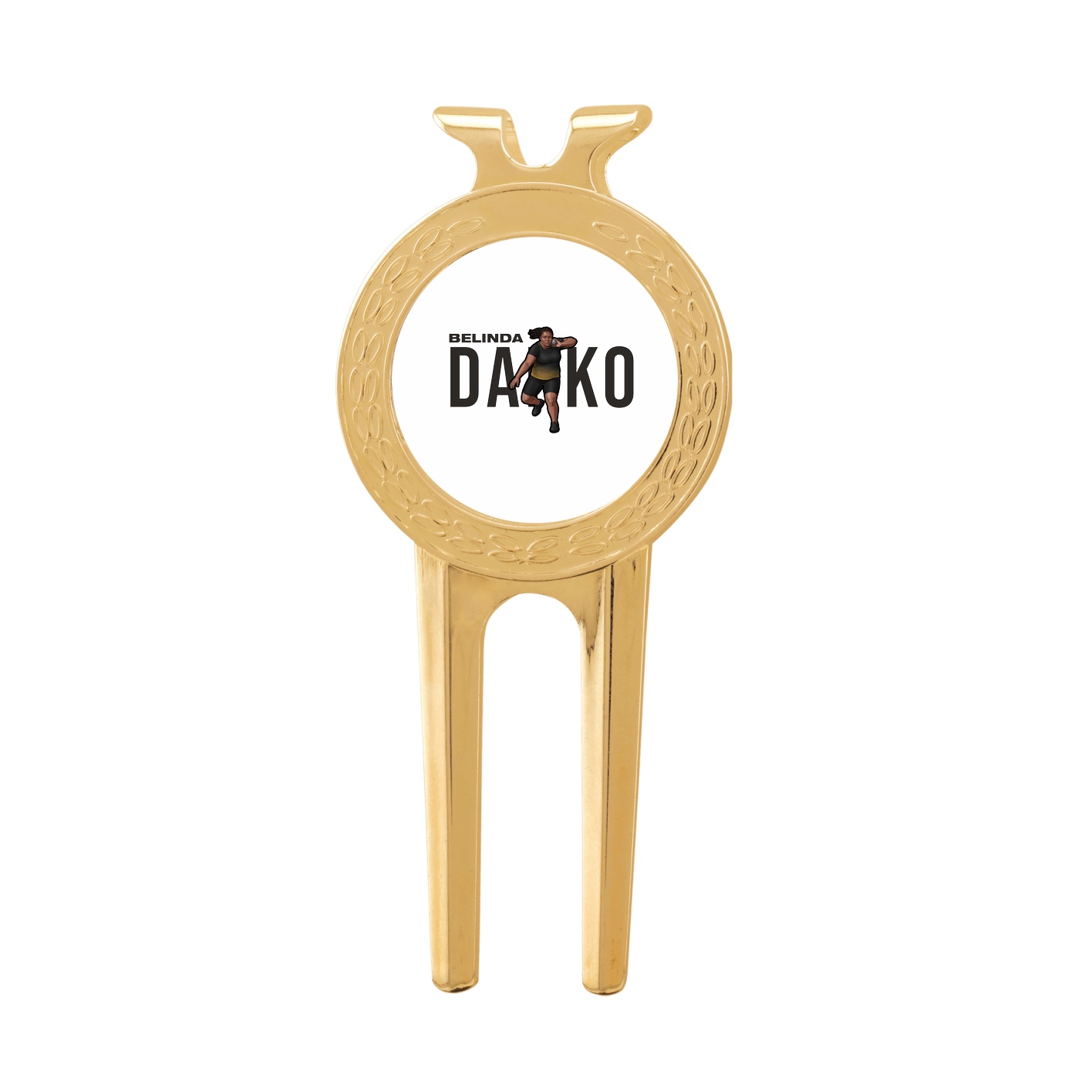 Divot Tool with Ball Marker — Player Name in Classic