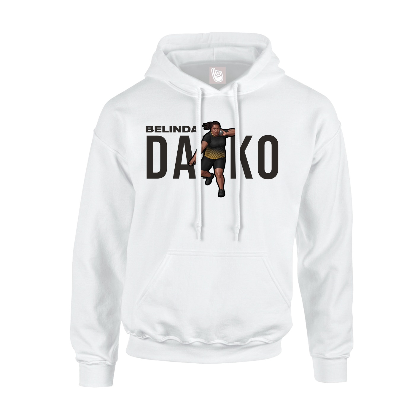 Hoodie — Player Name in White
