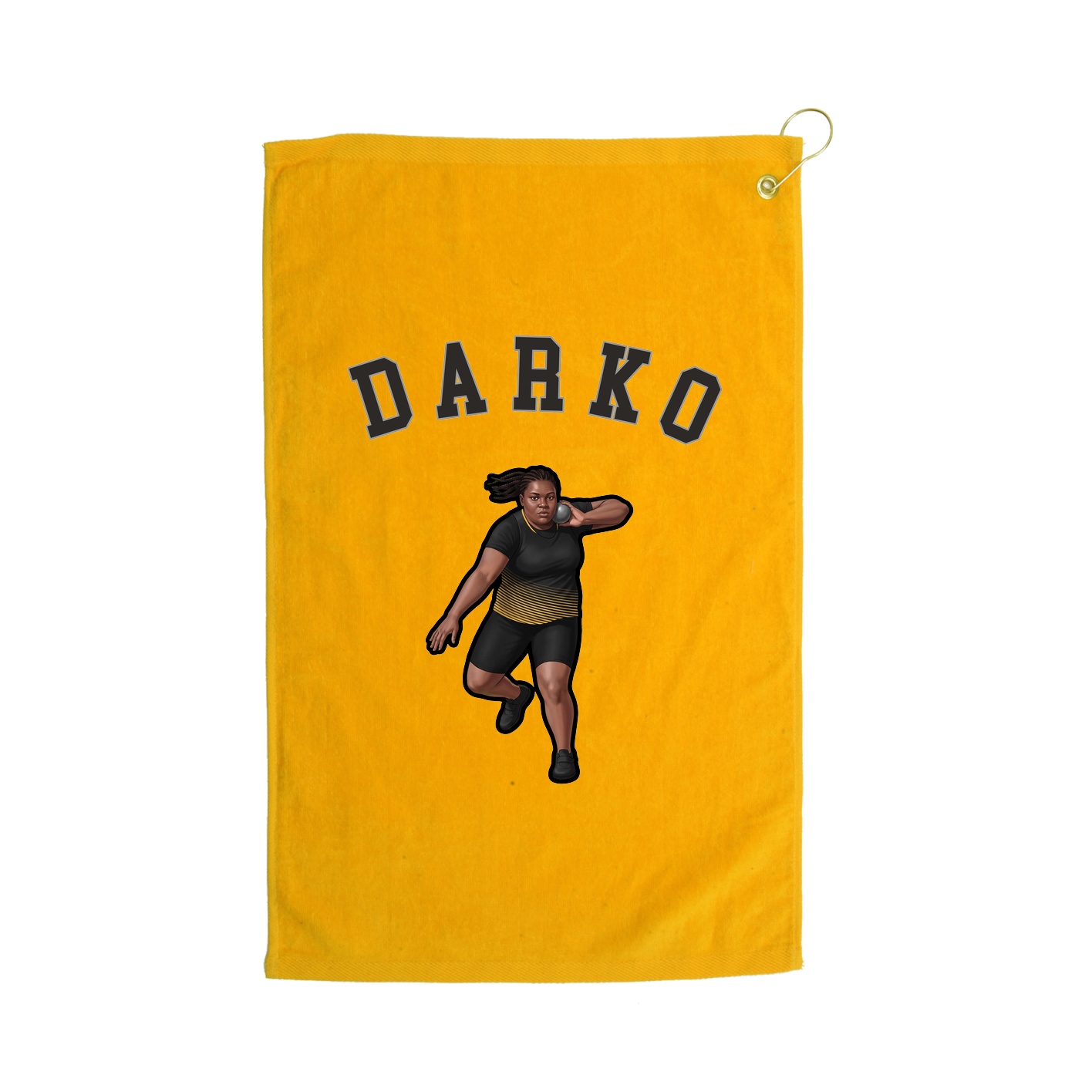 Golf Towel — Shirsey Arch in Gold