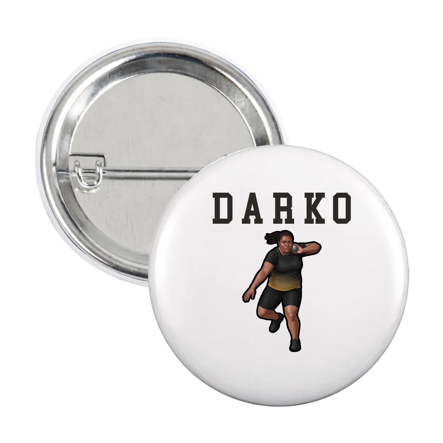 Game Day Button — Shirsey in White