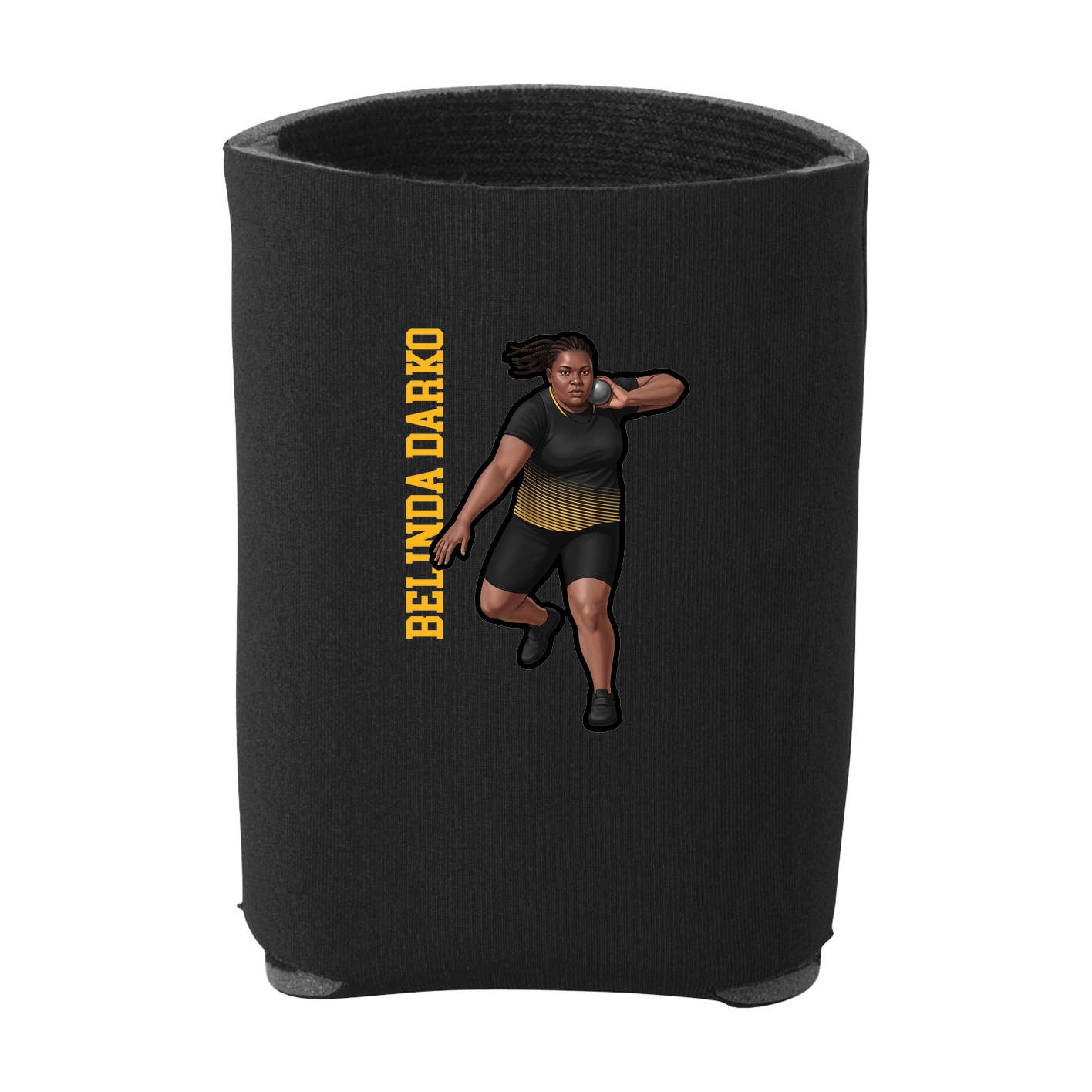 Can Holder — Name Vertical in Black
