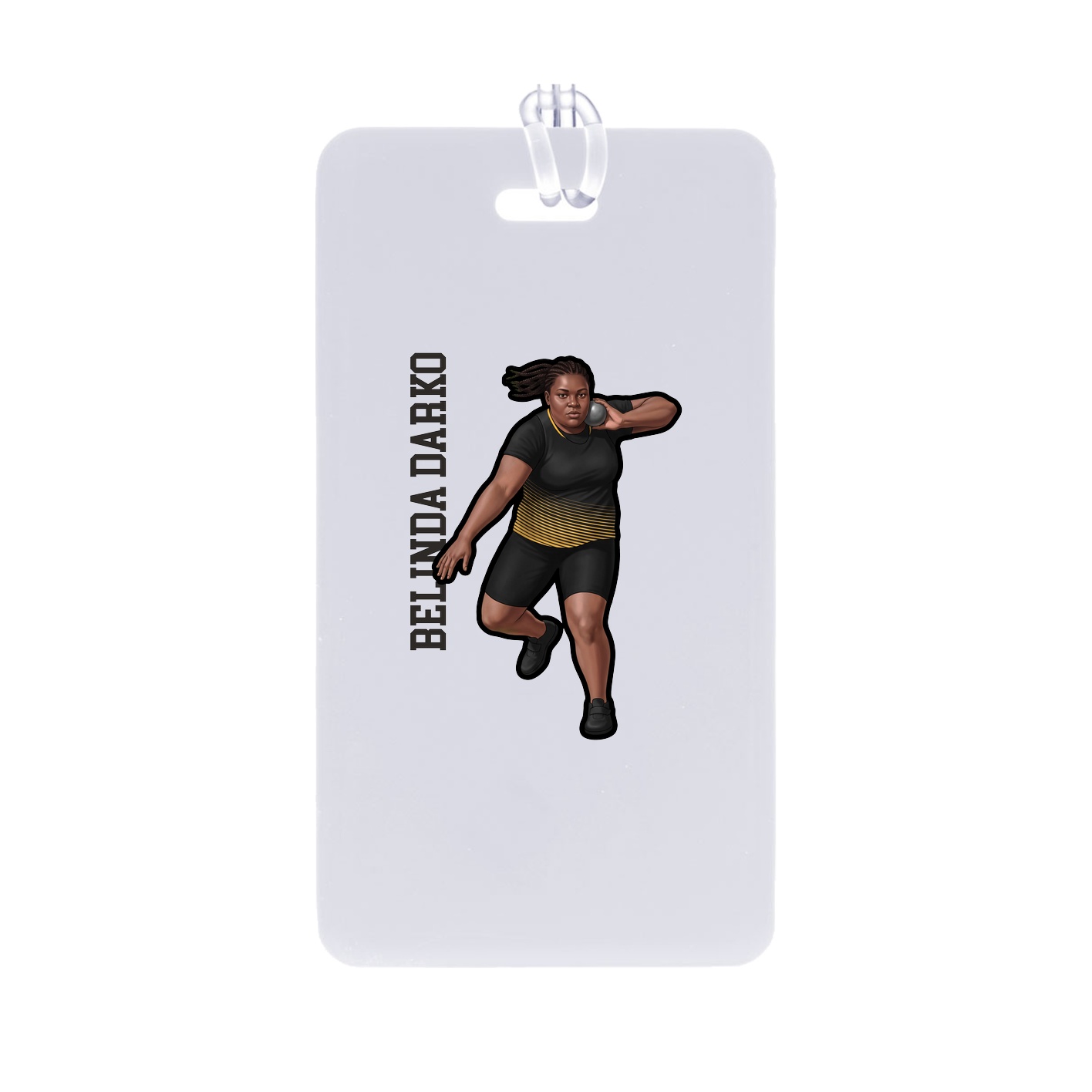 Bag Tag — Name Vertical in Classic