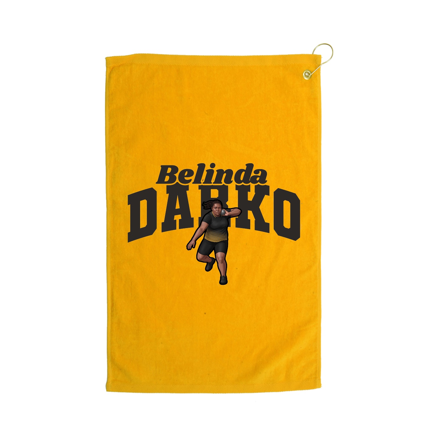 Golf Towel — Signature Arch in Gold