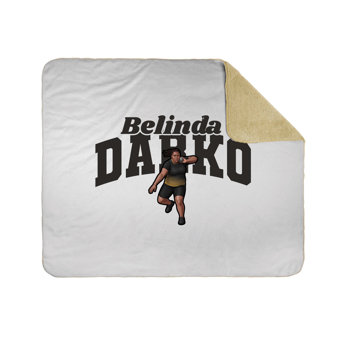 Throw Blanket — Signature Arch in White
