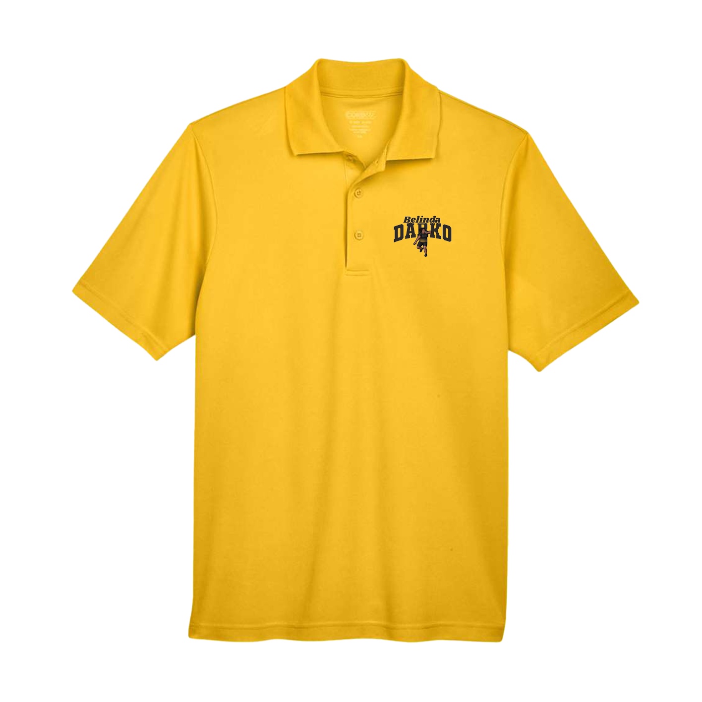 Performance Polo — Signature Arch in Gold