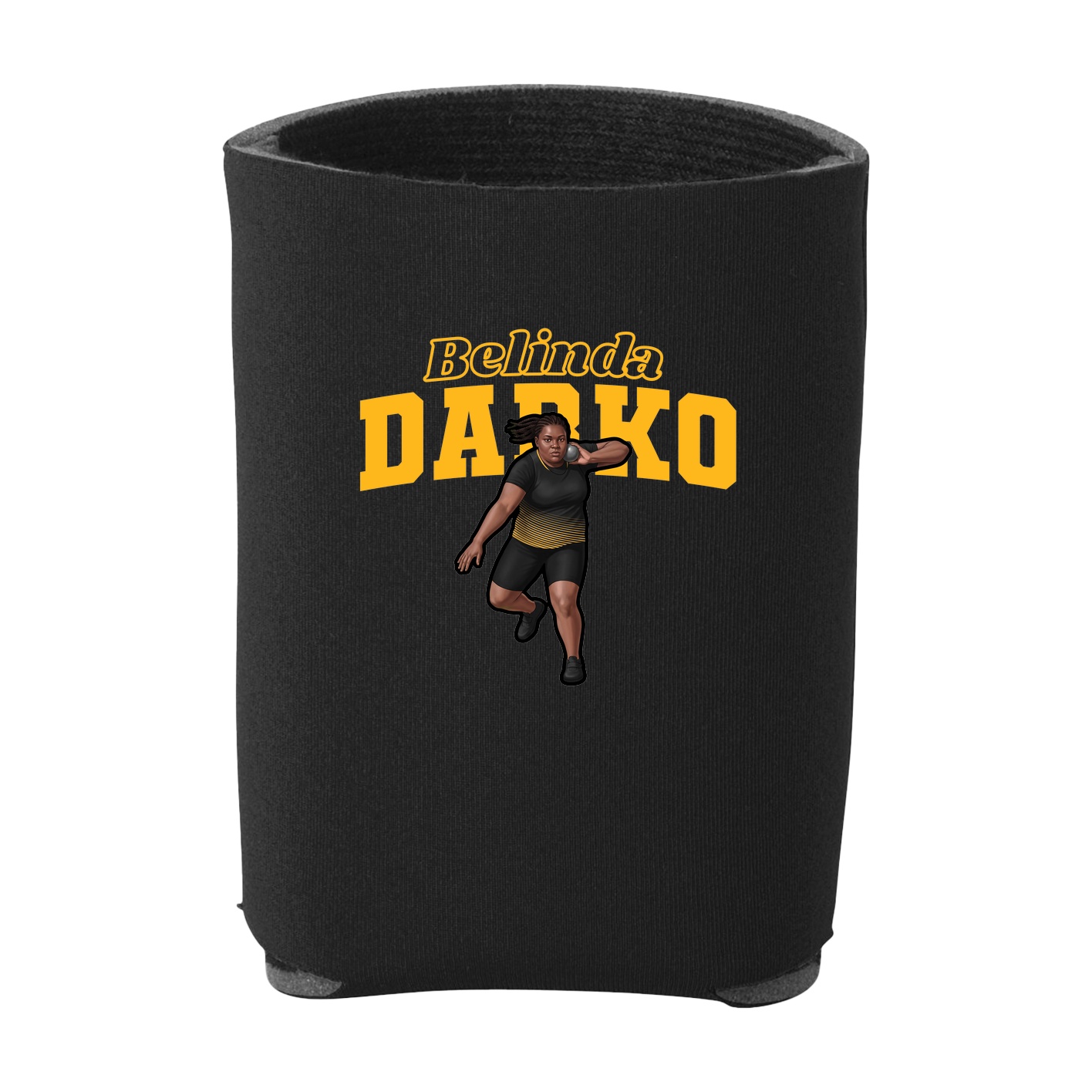 Can Holder — Name Arch in Black