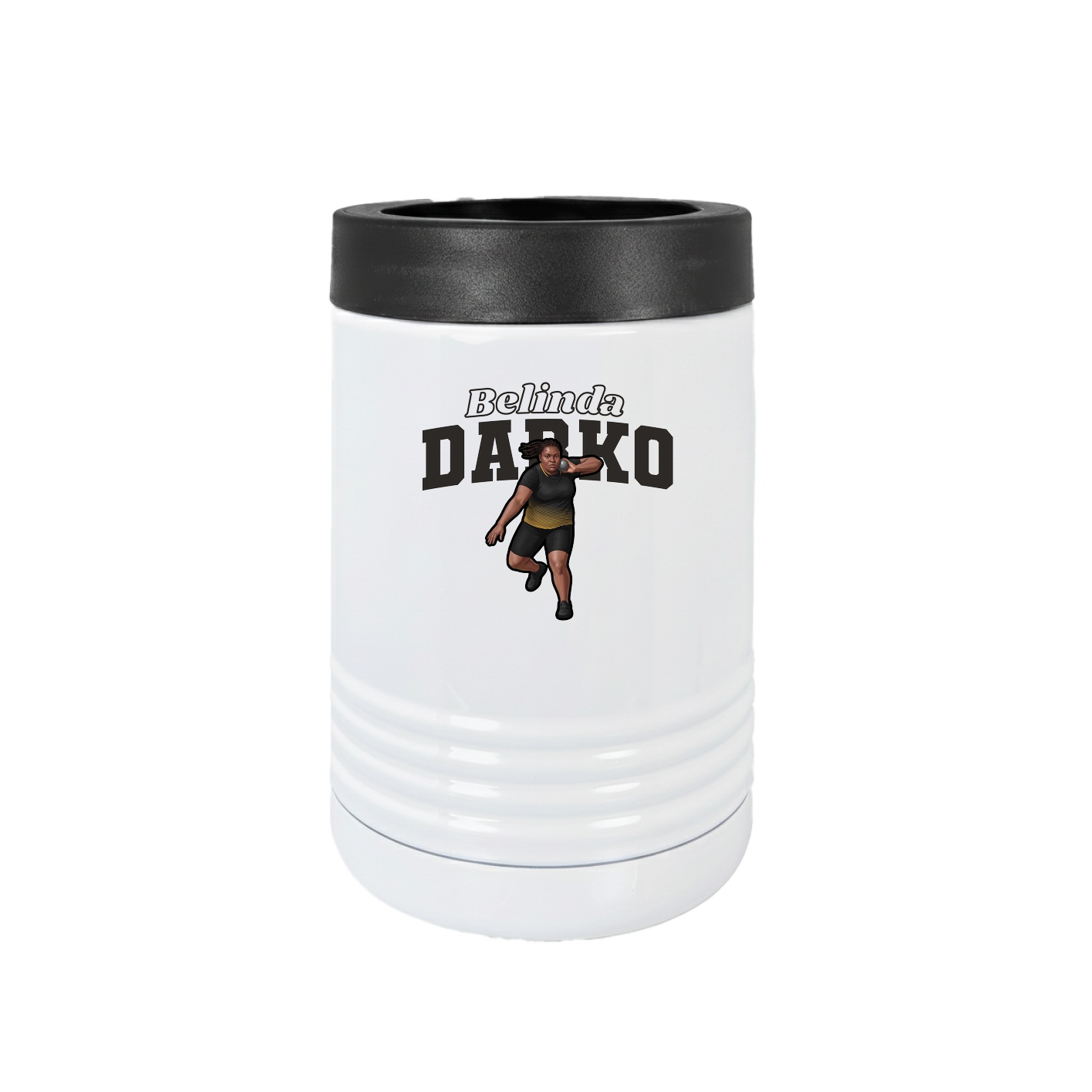 Beverage Holder — Name Arch in White