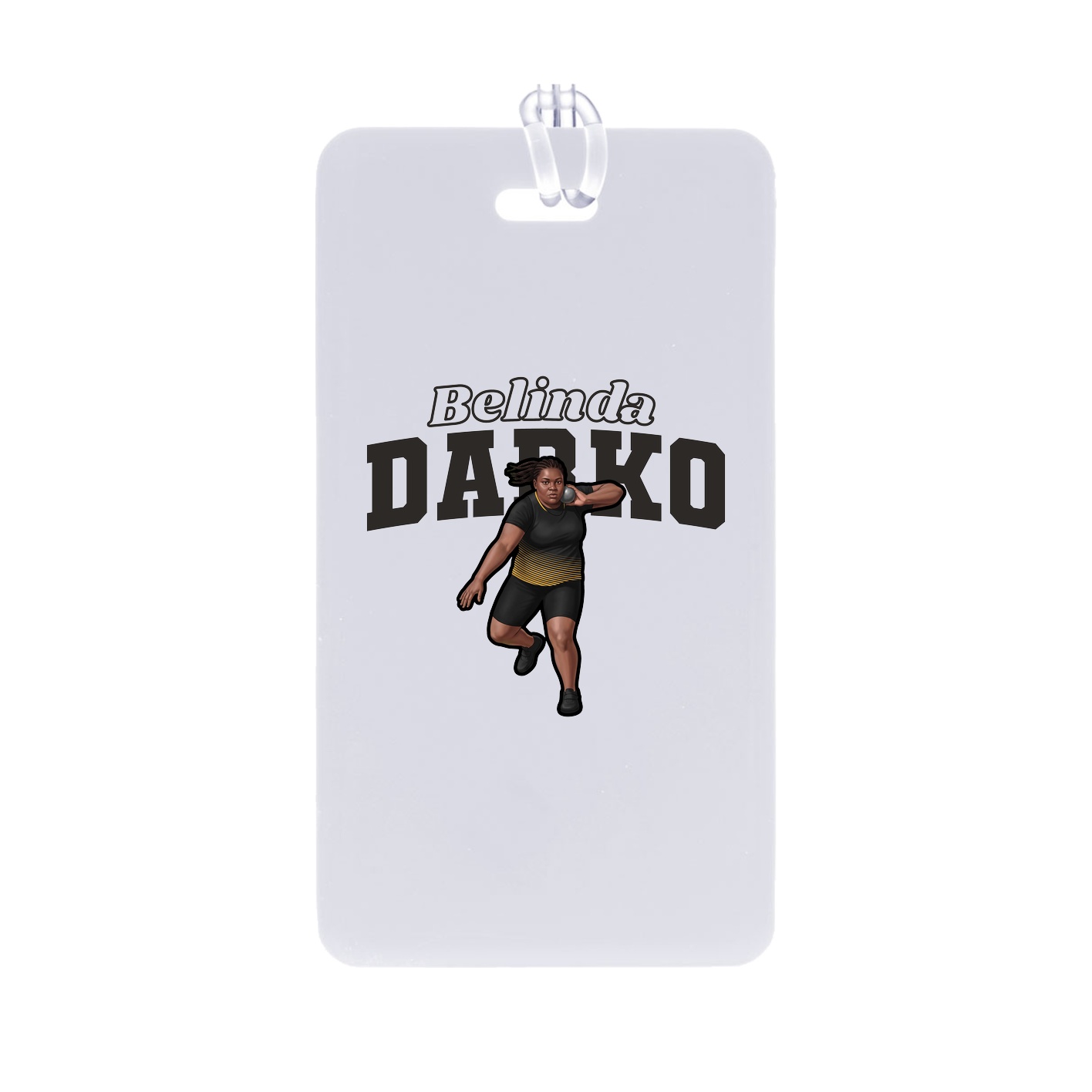Bag Tag — Name Arch in Classic