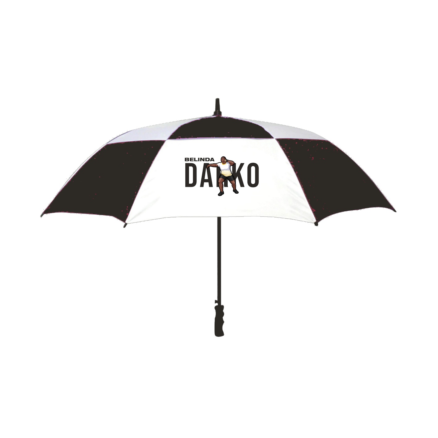 Golf Umbrella — Player Name in Black