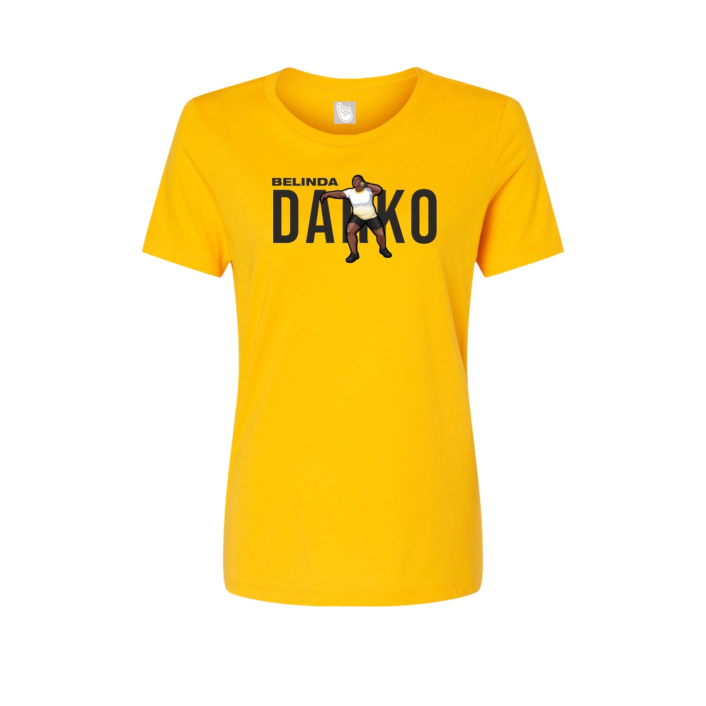 Womens Tee — Player Name in Gold