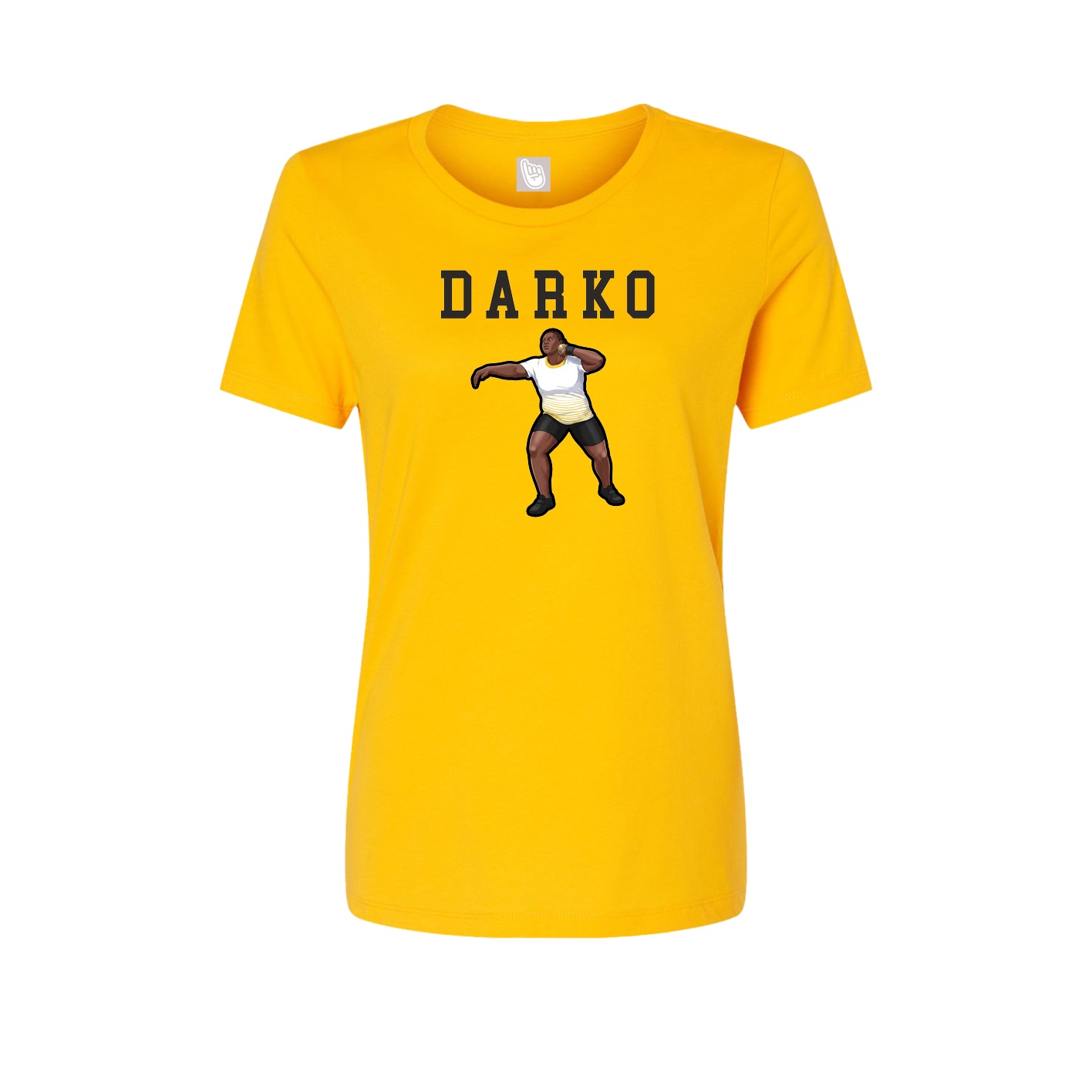 Fitted Women's Tee — Shirsey in Gold