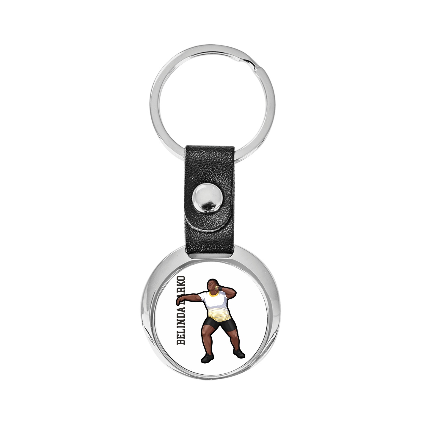 Key Chain — Name Vertical in Classic