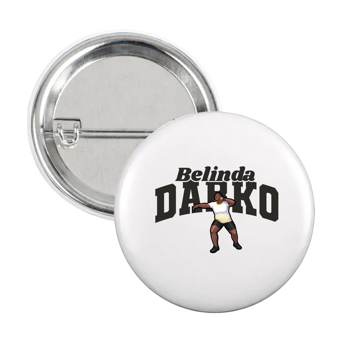 Game Day Button — Signature Arch in White