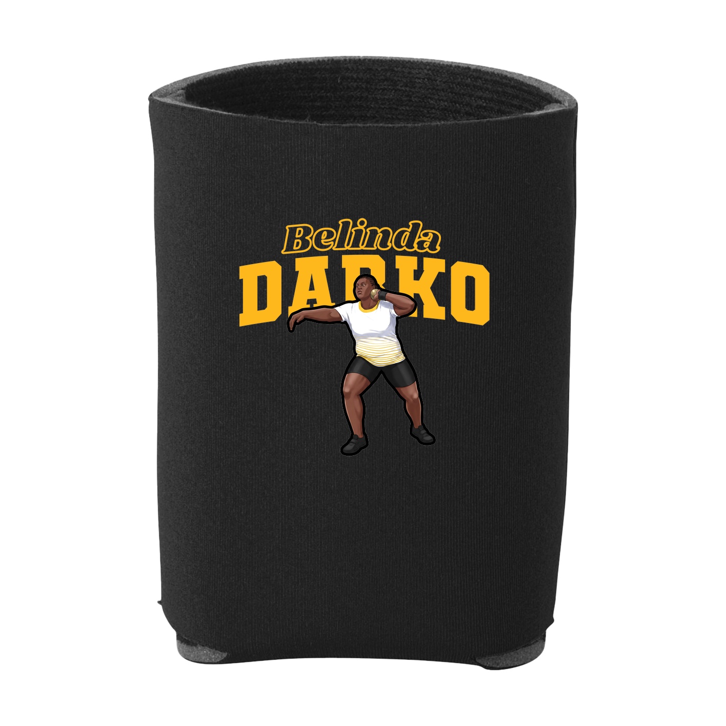 Can Holder — Name Arch in Black