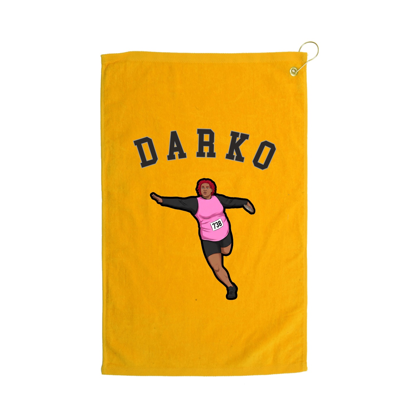 Golf Towel — Shirsey Arch in Gold