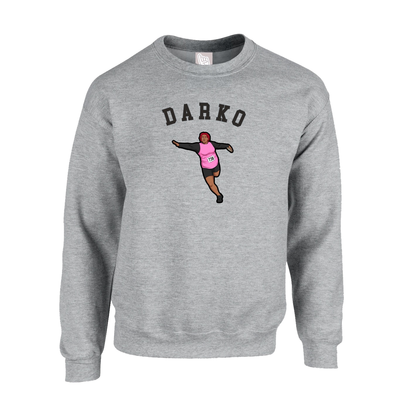 Fleece Crew — Shirsey Arch in Grey