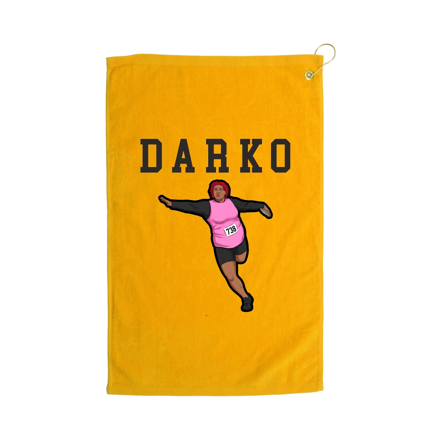 Golf Towel — Shirsey in Gold