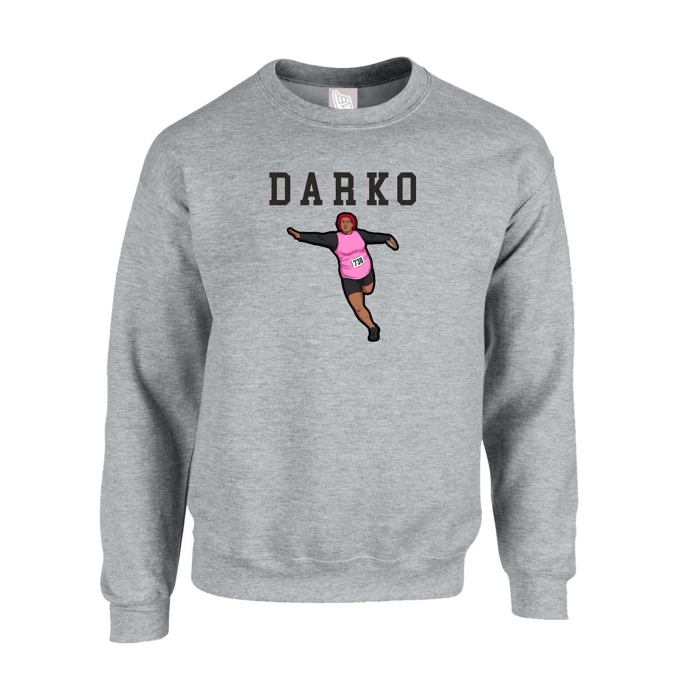Fleece Crew — Shirsey in Grey