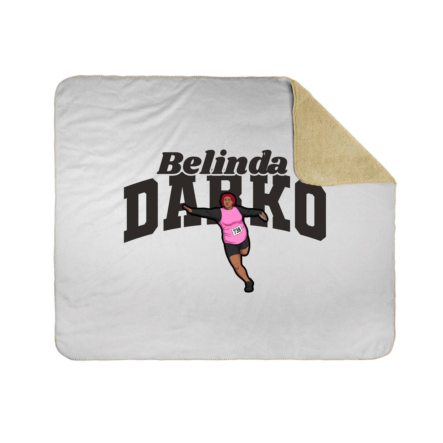 Throw Blanket — Signature Arch in White