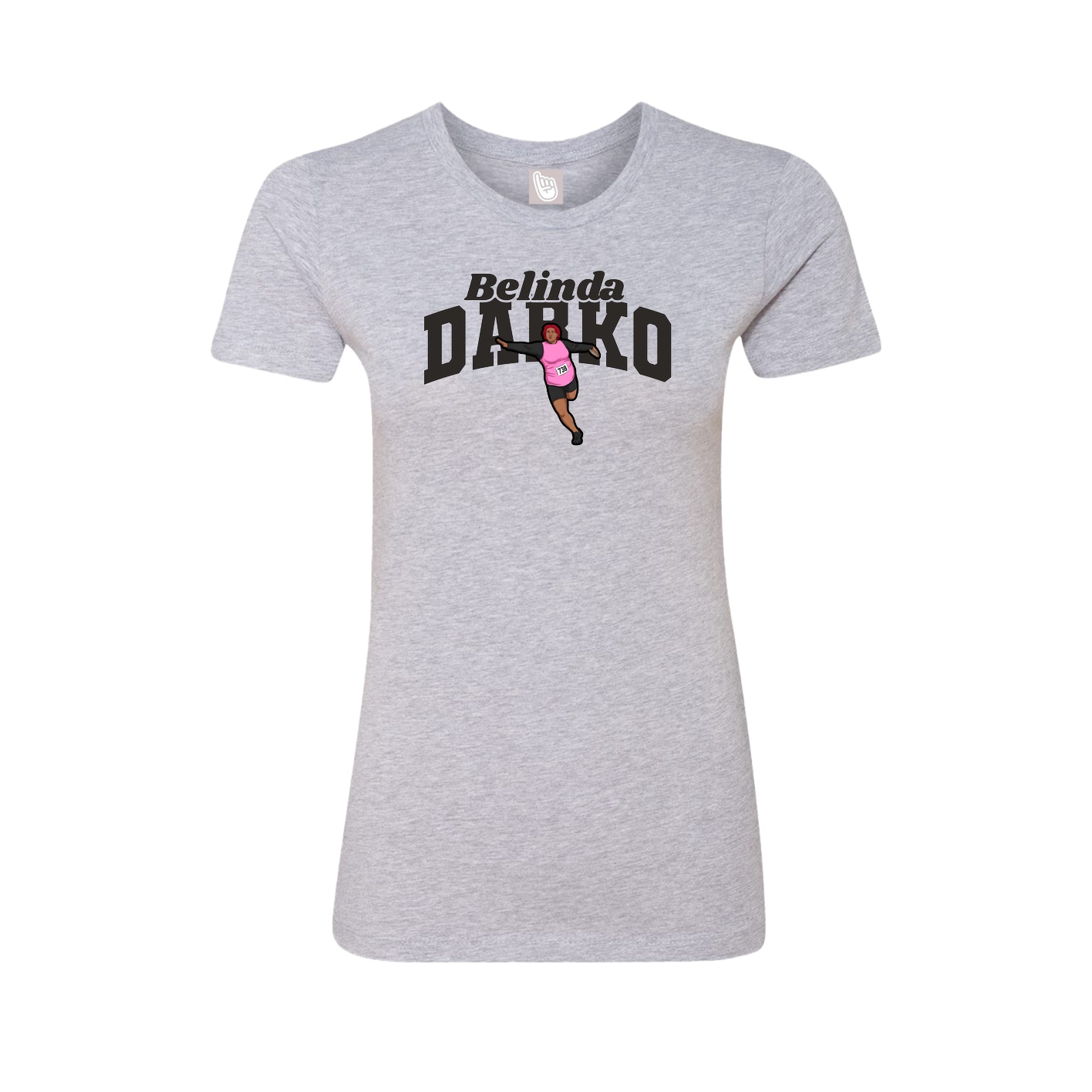 Womens Tee — Signature Arch in Grey