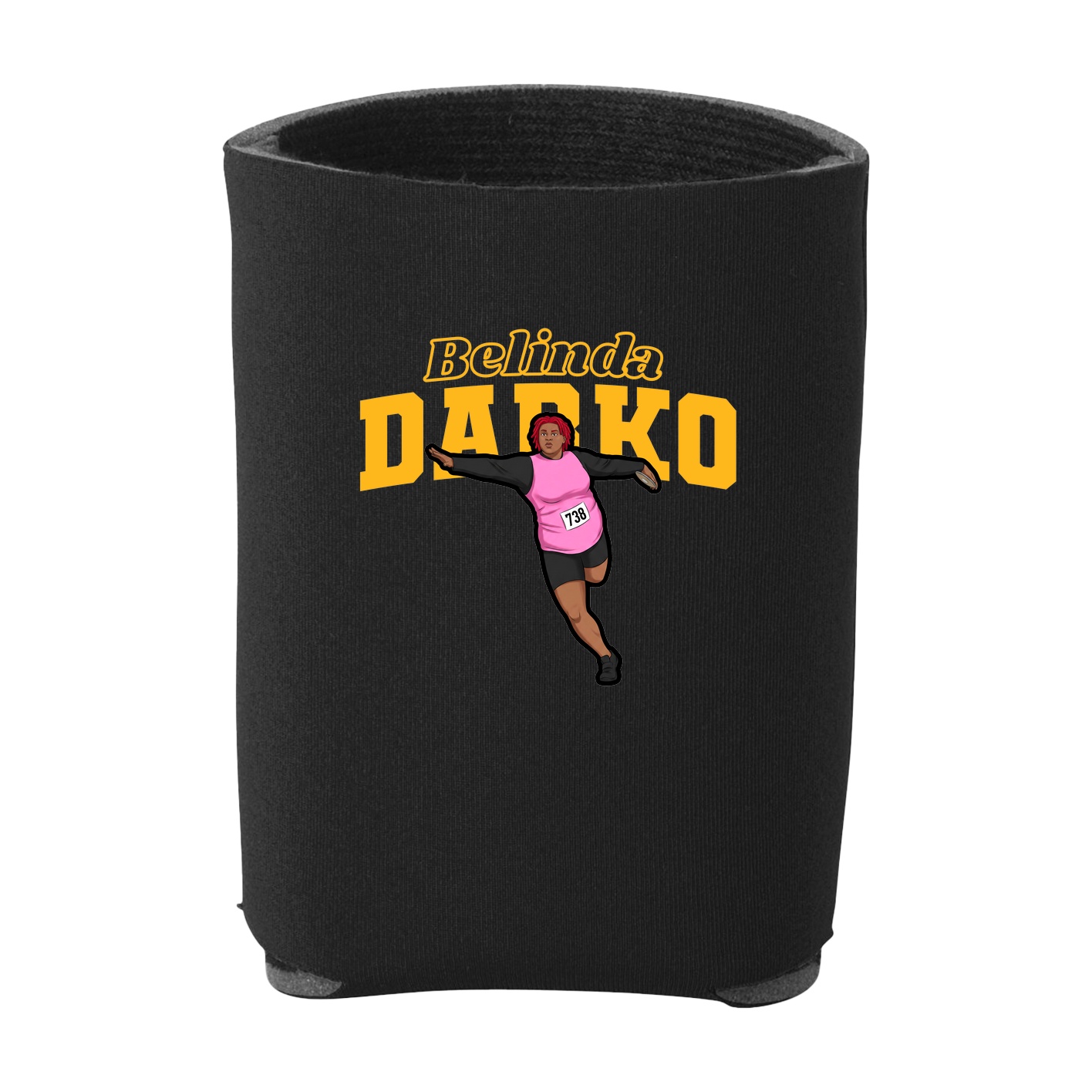 Can Holder — Name Arch in Black