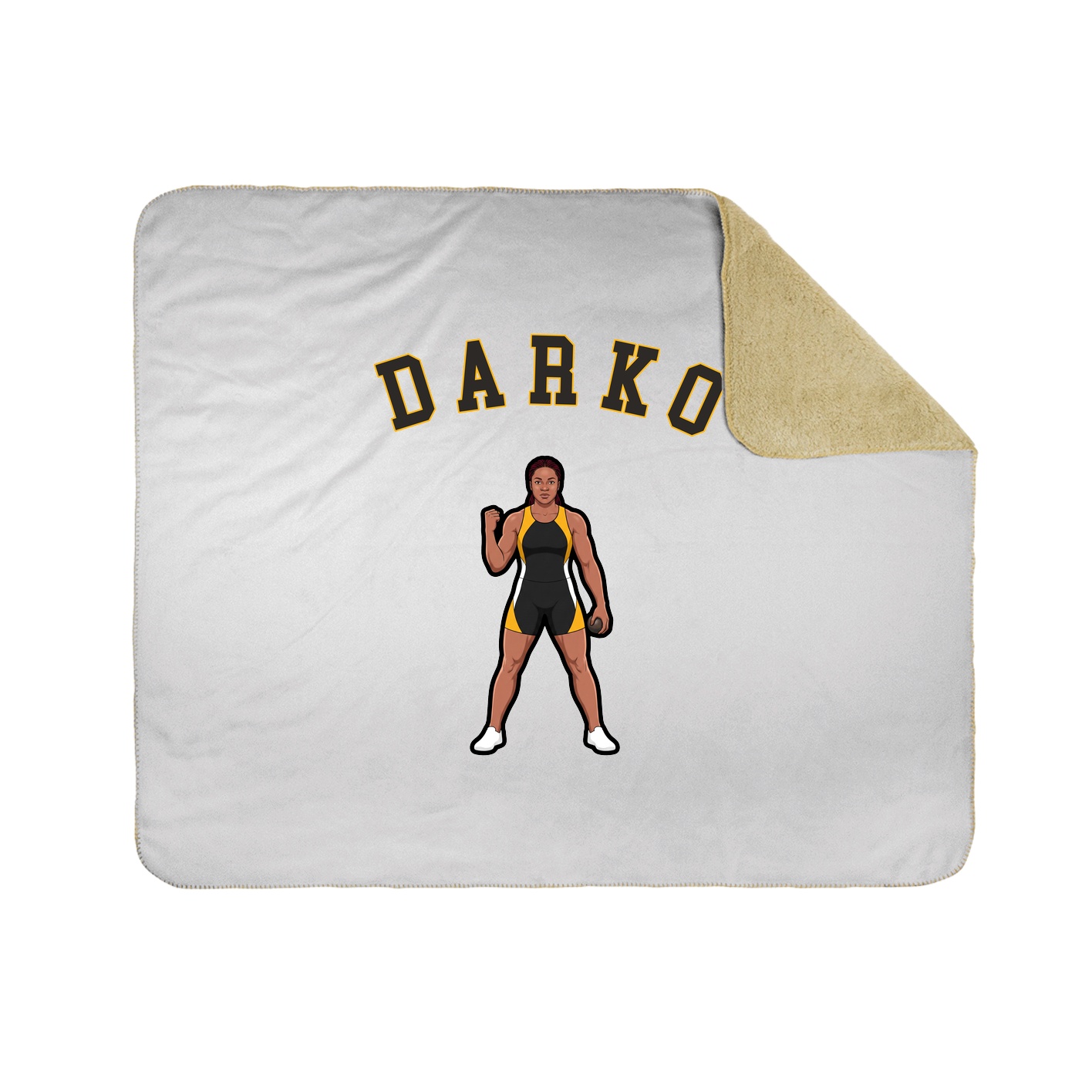 Throw Blanket — Shirsey Arch in White