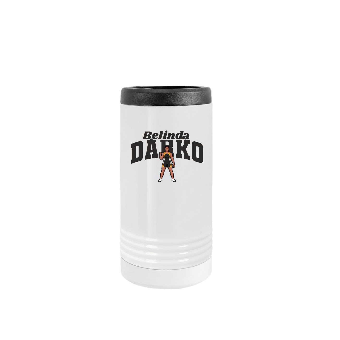Slim Beverage Holder — Signature Arch in White