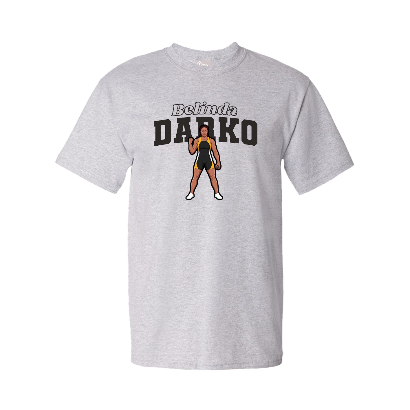 Tee — Name Arch in Grey