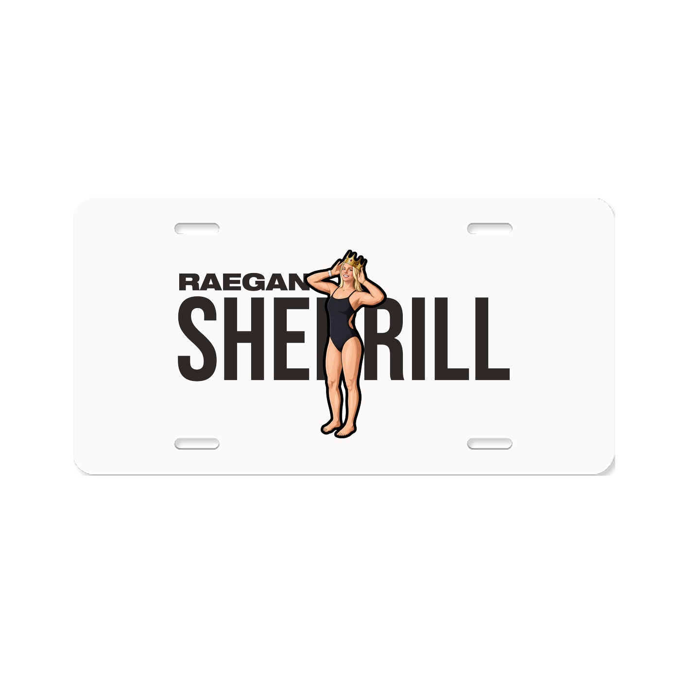 License Plate — Player Name in Classic