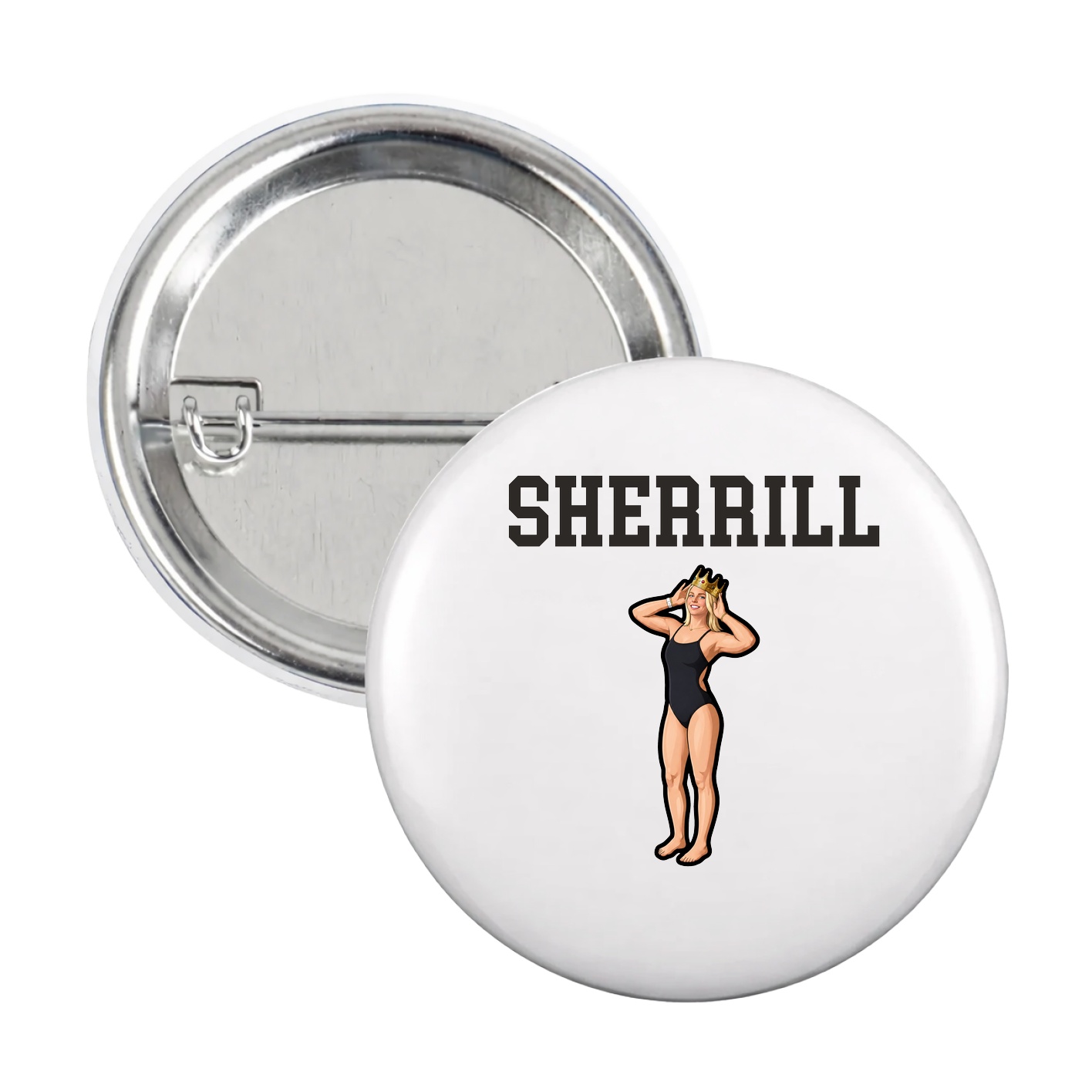 Game Day Button — Shirsey in White