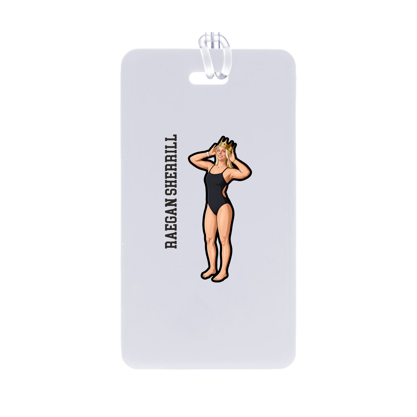 Bag Tag — Name Vertical in Classic