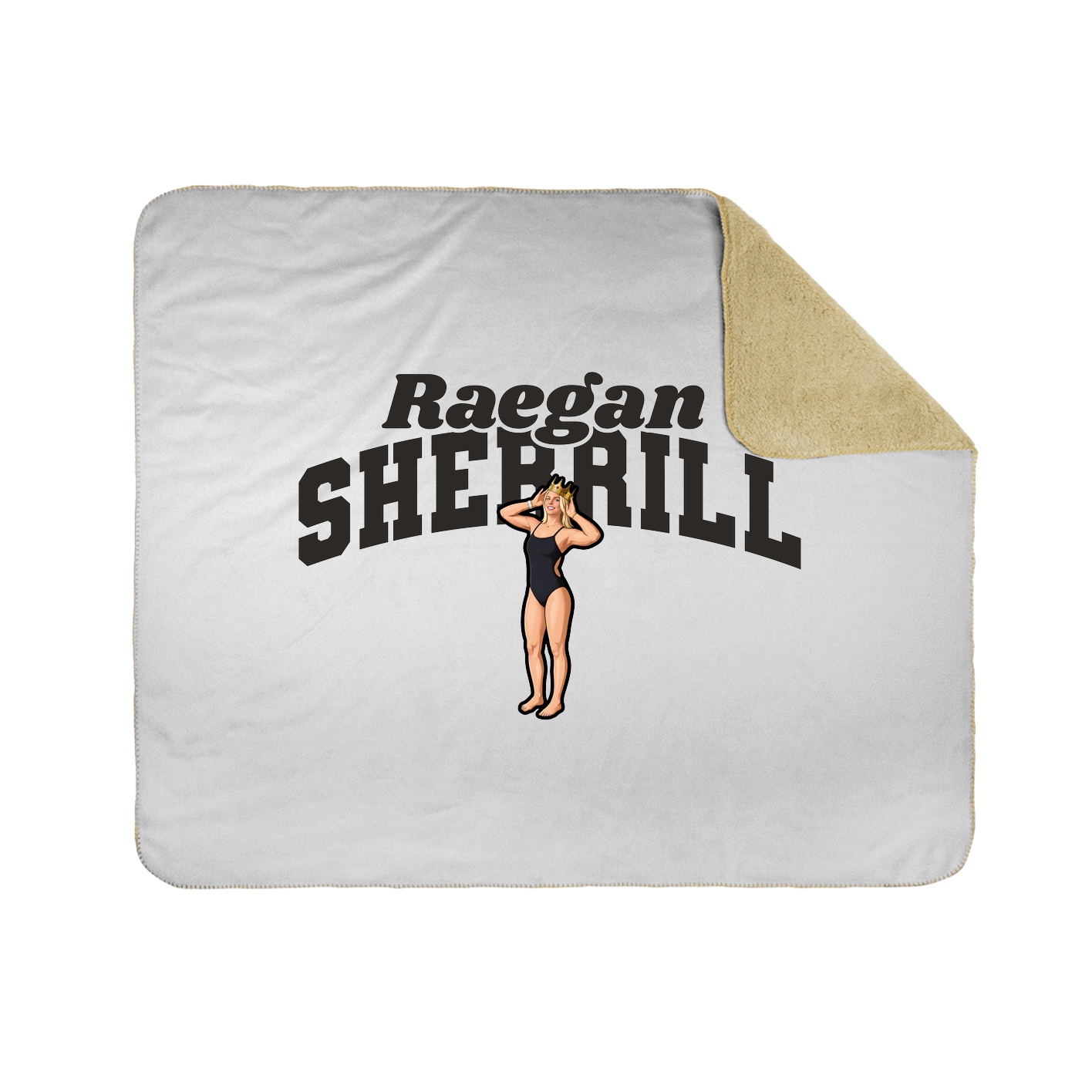 Throw Blanket — Signature Arch in White